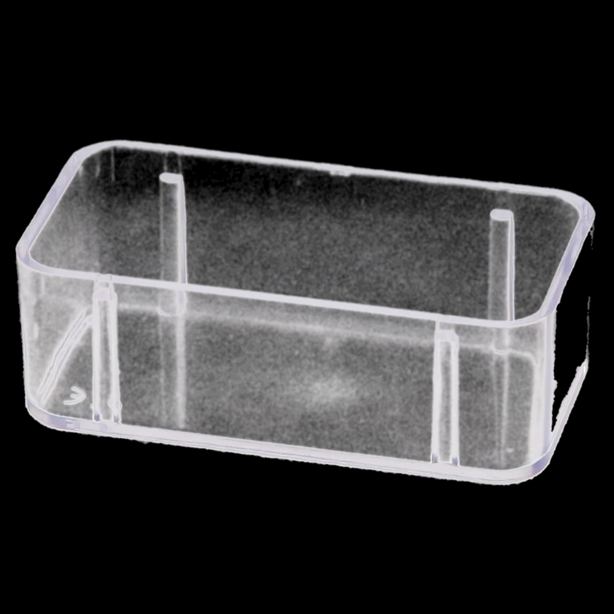 Zirc Magnetic Bur Block Cover, 14-Hole, 1" High, Clear Plastic, Standard, 50Z404 thumbnail 3