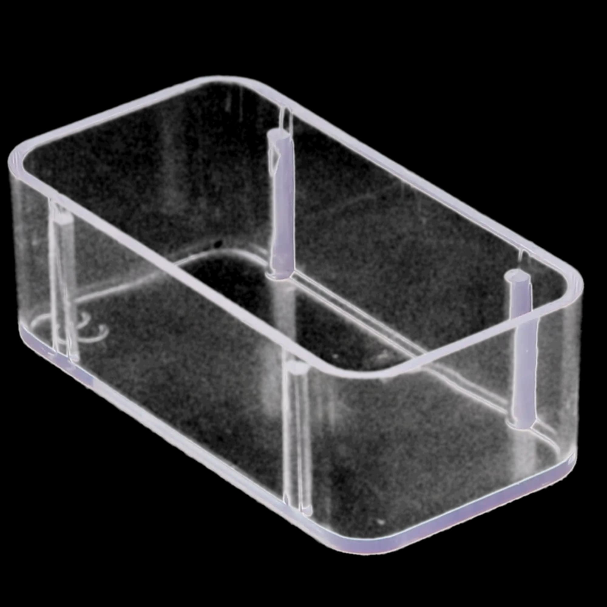 Zirc Magnetic Bur Block Cover, 14-Hole, 1" High, Clear Plastic, Standard, 50Z404 thumbnail 5