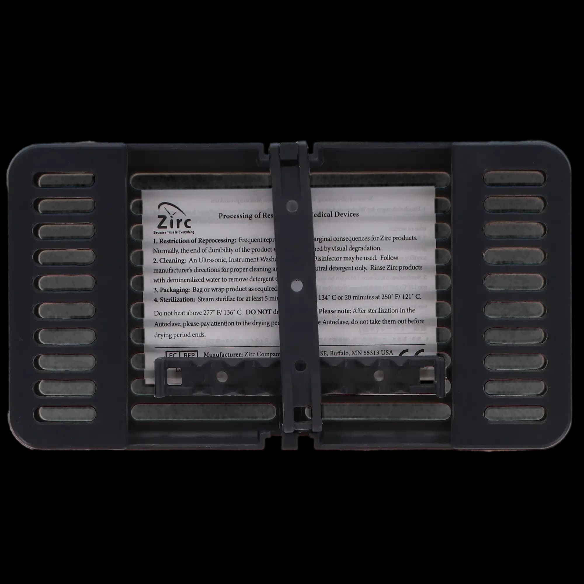 Zirc Compact Cassette, Gray, 8-Instrument, 50Z915I thumbnail 6