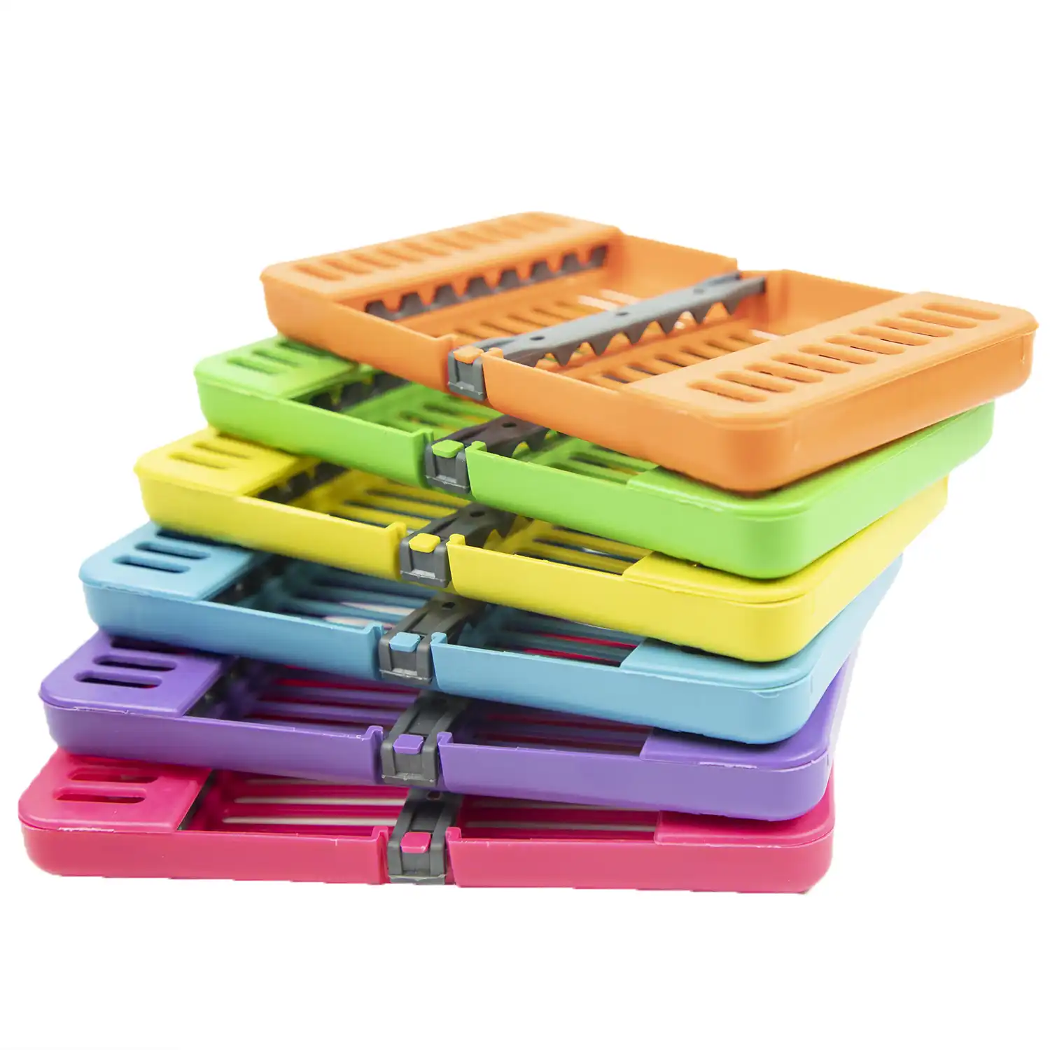Zirc Dental Products Compact Cassette, 8-Instrument, Neon Purple, 1/Pk, 50Z915R - Compact Cassette, 8-Instrument, Neon Purple, 1/Pk, 50Z915R - Image 1