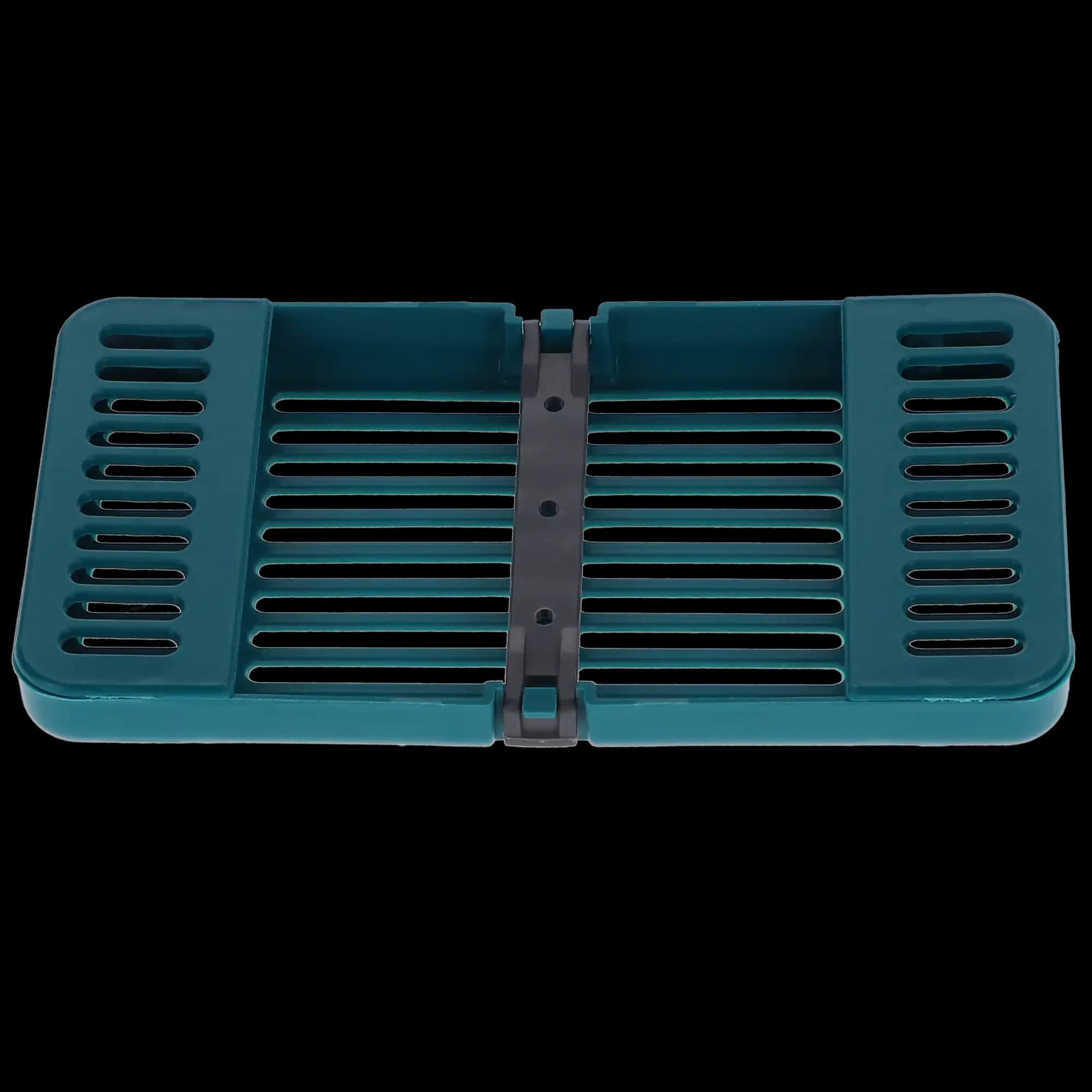 Zirc Compact Cassette, Teal, Holds 8 Instruments, 7-1/8" x 3-7/8" x 5/8", 50Z915J thumbnail 2