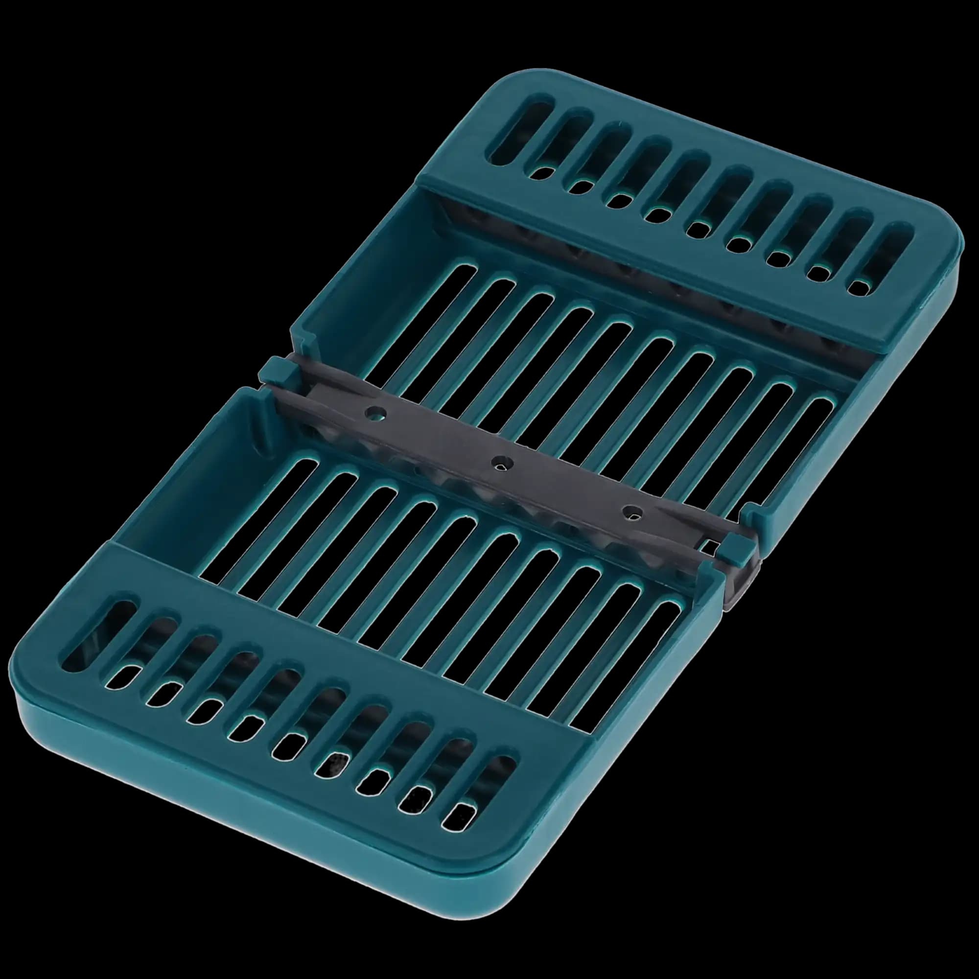 Zirc Compact Cassette, Teal, Holds 8 Instruments, 7-1/8" x 3-7/8" x 5/8", 50Z915J thumbnail 3