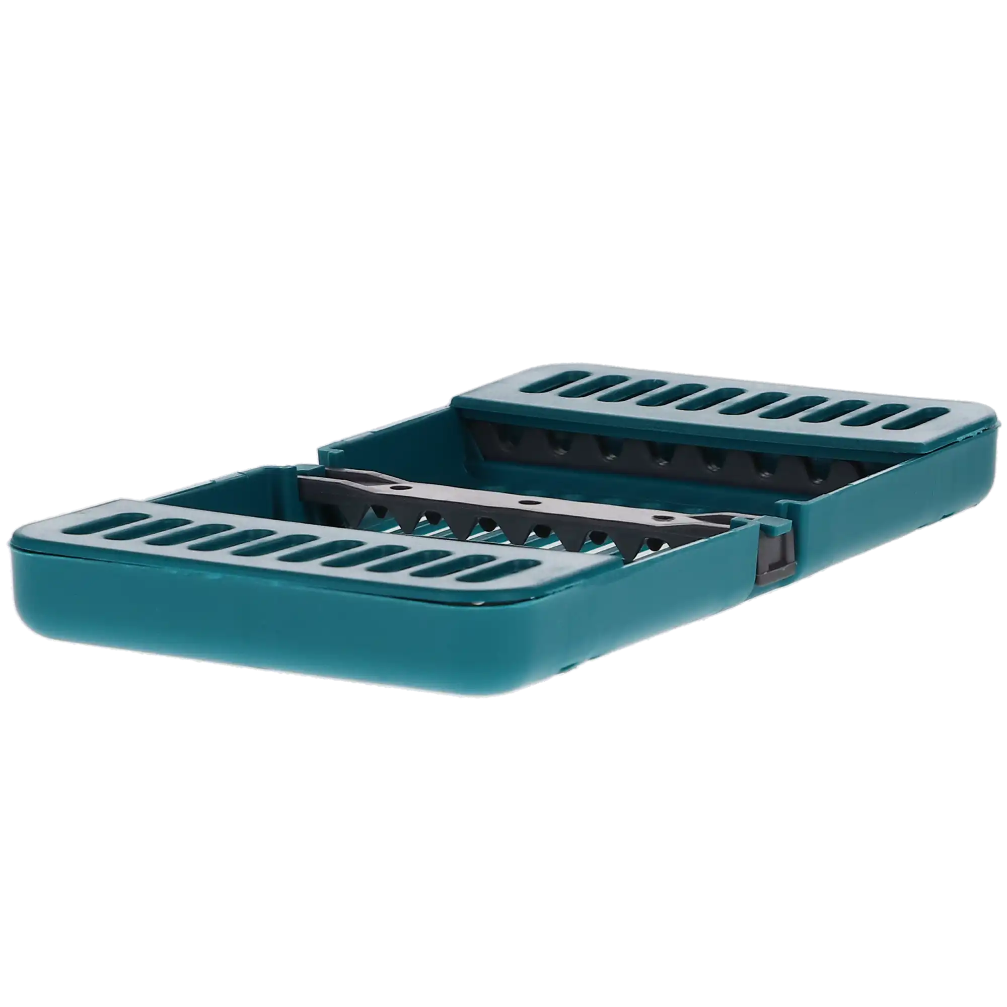 Zirc Compact Cassette, Teal, Holds 8 Instruments, 7-1/8" x 3-7/8" x 5/8", 50Z915J thumbnail 4