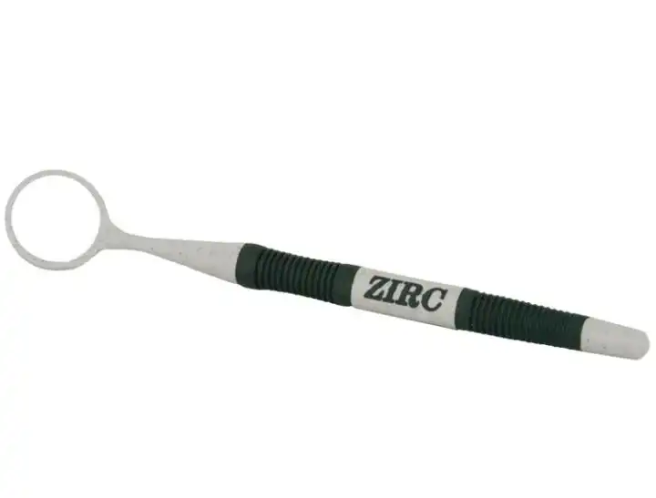 Zirc Crystal HD® #4 Mouth Mirror, Soft Grip, Black/Gray, 4/Pkg, 50Z361 thumbnail 2