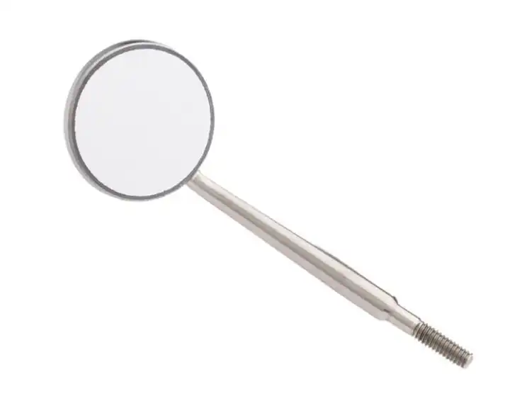Crystal HD Stainless-Steel Mouth Mirror Head, Cone Socket, #3 (20mm), 12/Pk, 50R379 thumbnail 2