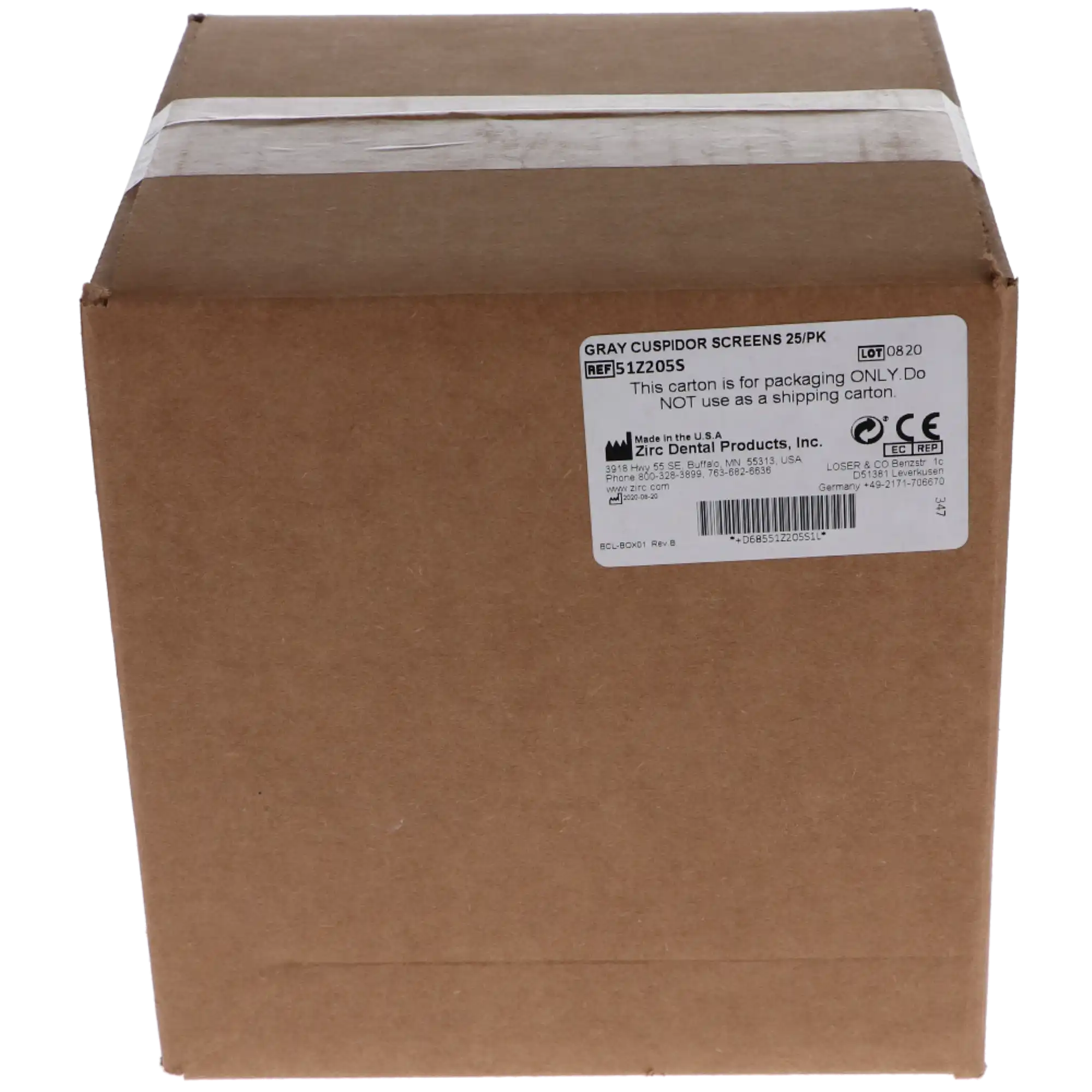Zirc Dispos-A-Screen Cuspidor Screen, Large Universal, Gray, 2-1/2", 25/Pack, 51Z205S thumbnail 6