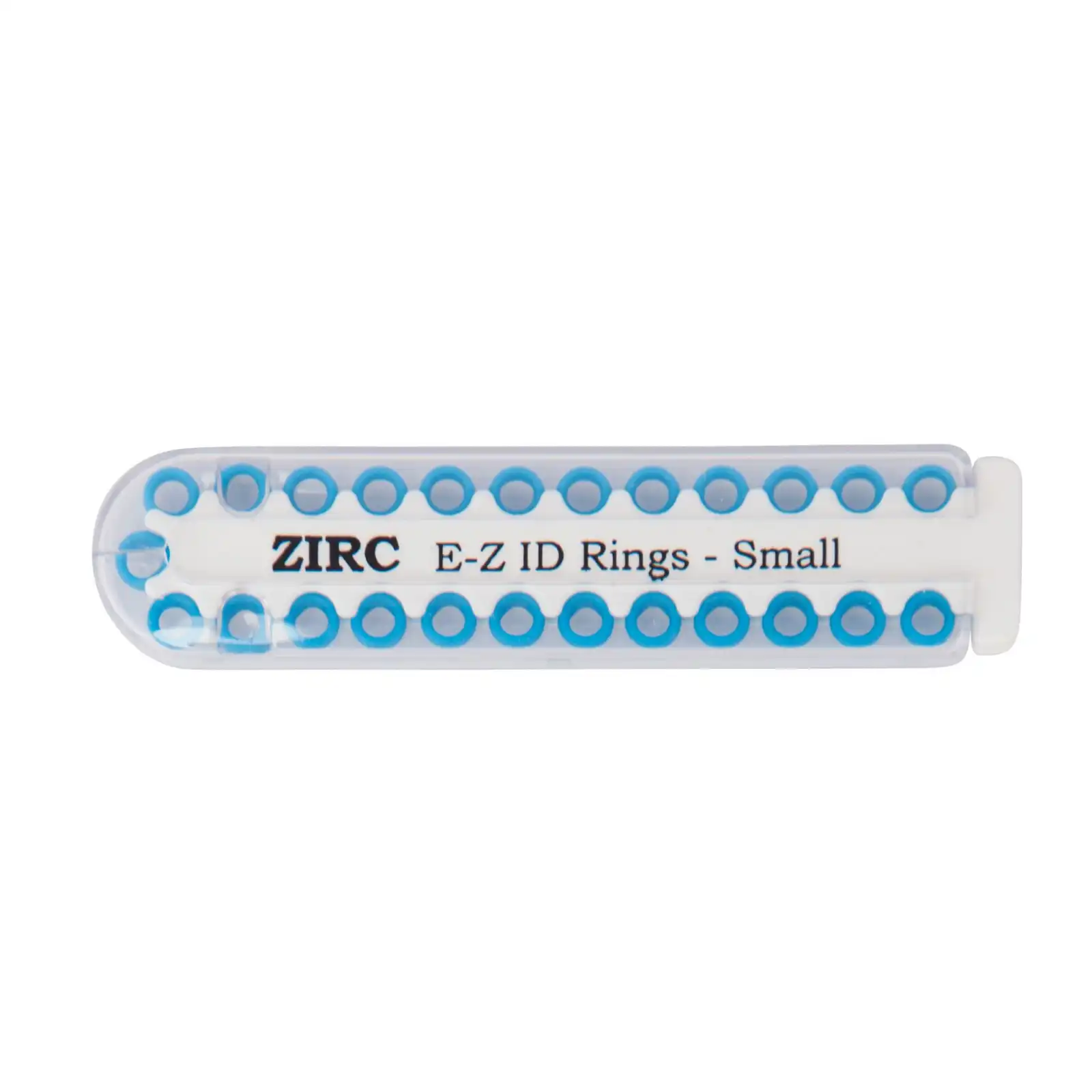 Zirc E-Z ID Instrument Rings, Small, Neon Blue, 25/Pack, 70Z100N thumbnail 2