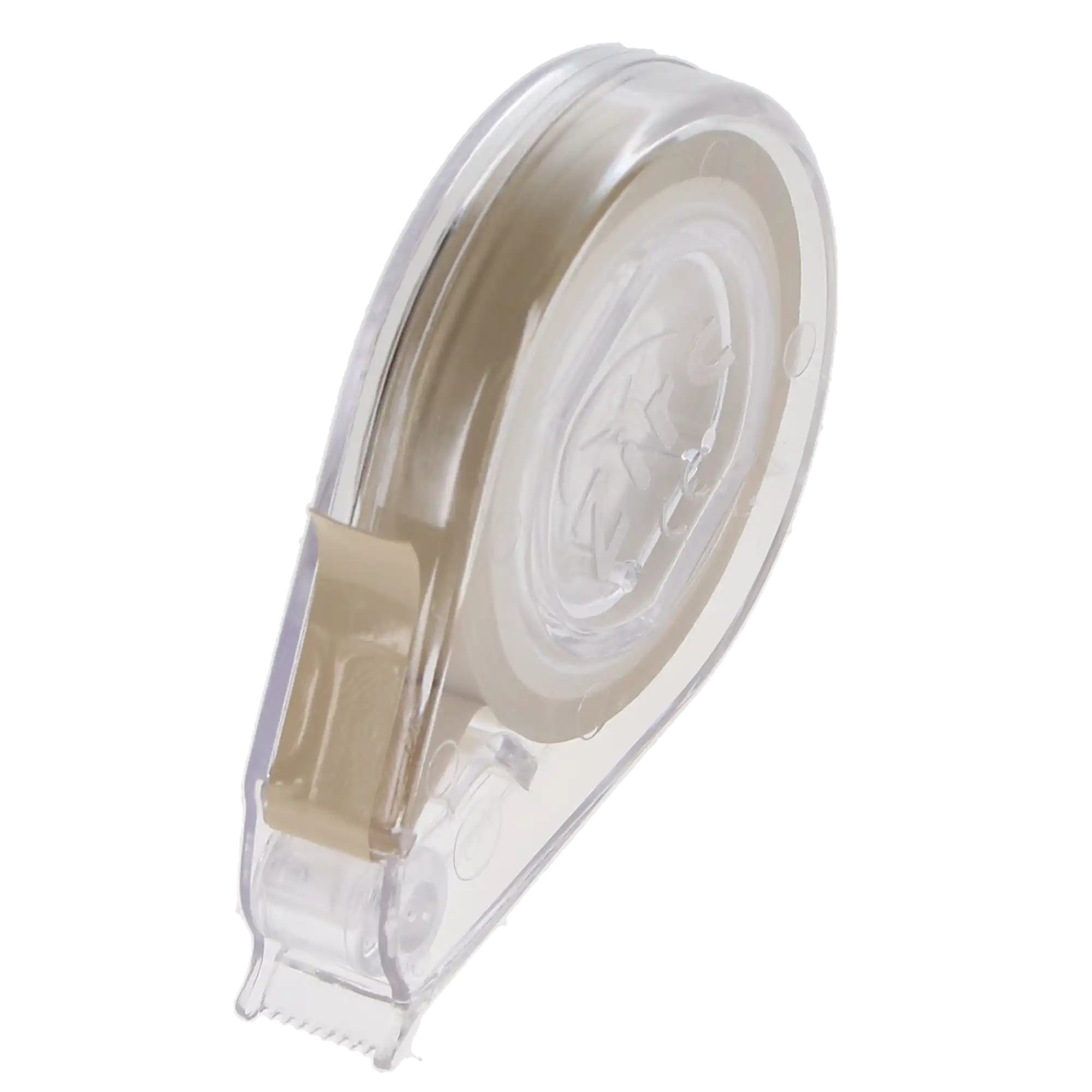 Zirc E-Z ID Tape Roll, Beige, 10' x 1/4", Dispenser Included, 1/Pk, 70Z300G thumbnail 2