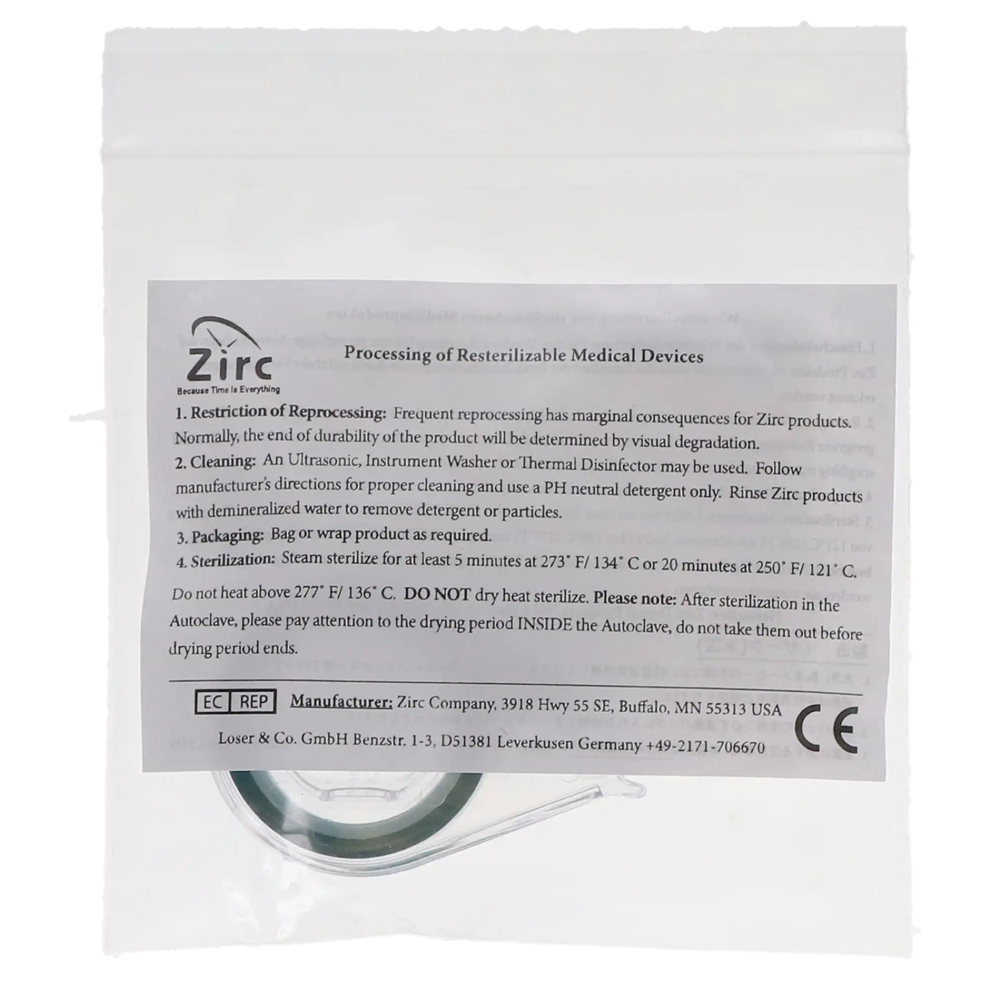 Zirc E-Z ID Tape Roll, Teal, 10' x 1/4", Autoclavable, 1 Roll, 70Z300J thumbnail 4
