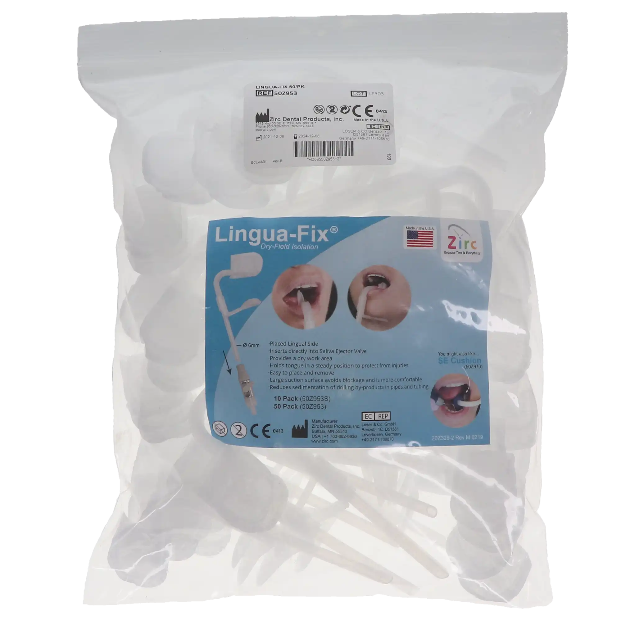 Lingua-Fix® Disposable Saliva Ejector, White, 50/Pack, 50Z953 thumbnail 7