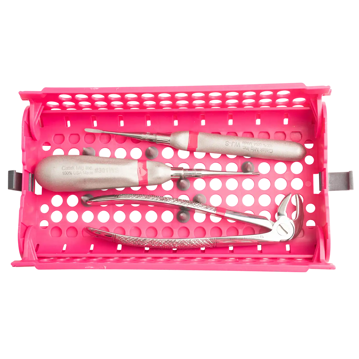 Zirc Performance Tool Organizer, Neon Pink, 8-3/16" x 4-1/4" x 1-7/32", 1/Pk, 50Z940S thumbnail 2