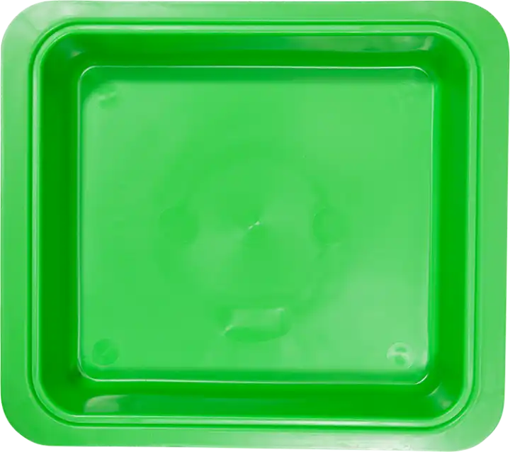 Zirc Procedure Tub Only, Neon Green, 12-1/4" x 10-7/8" x 2-3/4", 1/Pk, 20Z463P thumbnail 3
