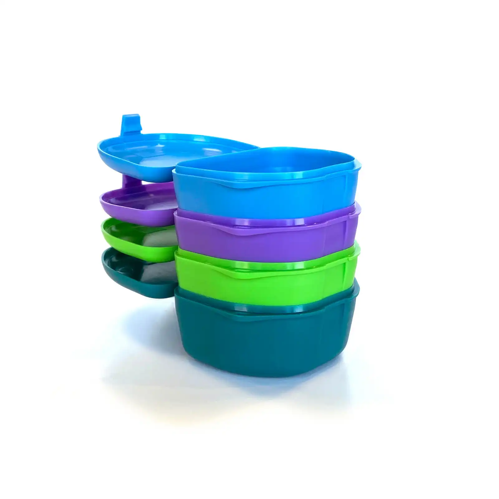 Zirc Dental Retainer Box, 1-1/2" Deep, Assorted Colors, 12/Pack, 25R550 thumbnail 3