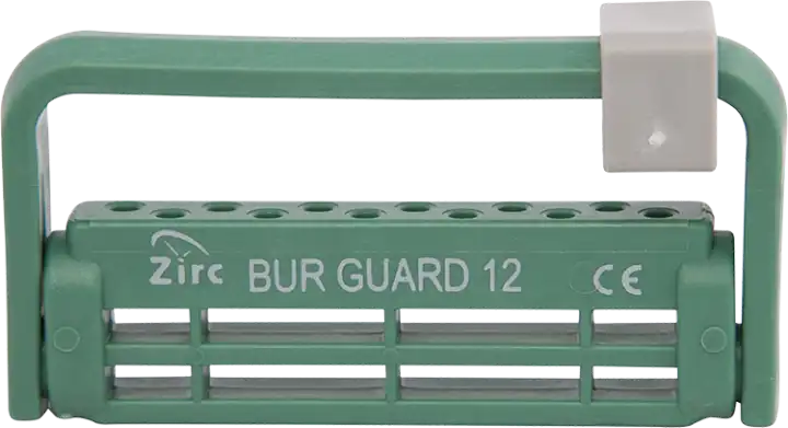 Zirc Steri-Bur Guard, 12-Hole, Green, 50Z406D thumbnail 2