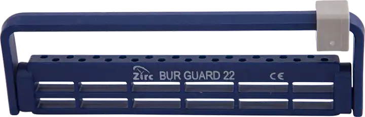 Zirc Steri-Bur Guard 22-Hole Bur Holder, Midnight Blue, Autoclavable, 1 Each, 50Z410T thumbnail 2