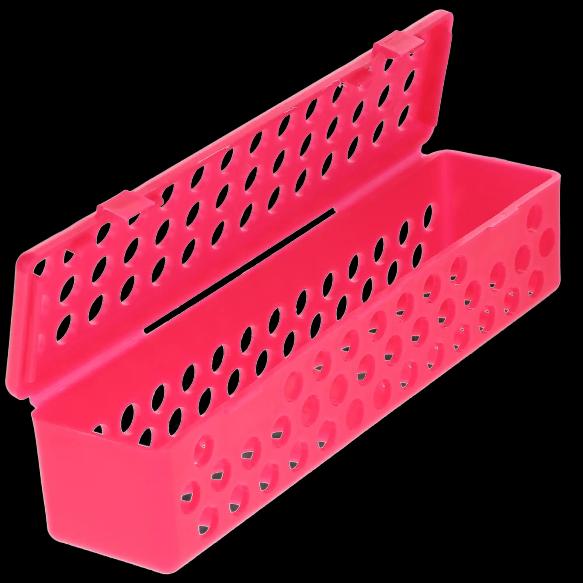 Zirc Steri-Container Standard, Neon Pink, 8-1/8" x 1-7/8" x 1-7/8", Holds 10-14 Instruments, 1/Pk, 50Z900S thumbnail 4