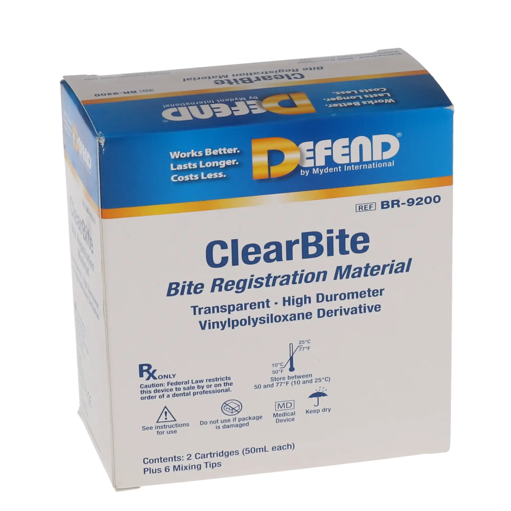 Clear Bite VPS Bite Registration Material, Flexible, Peppermint, 48 mL Cartridge Refill, 2/Pk, SPD1104 thumbnail 5