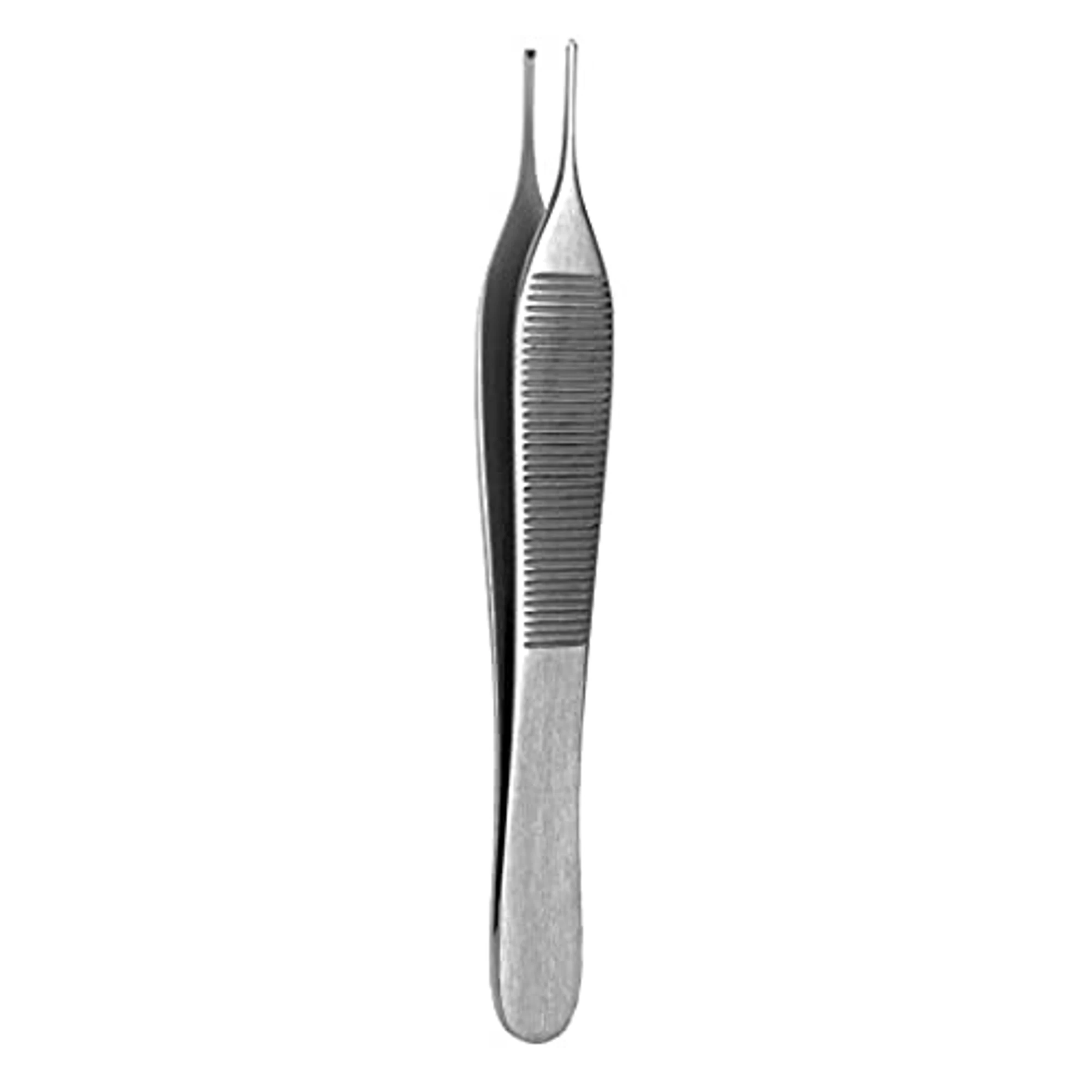 Hu-Friedy #43 Adson-Brown Tissue Pliers, 7x7 Teeth, 4.75" (12 cm), Non-Locking, Smooth, TP43 thumbnail 2