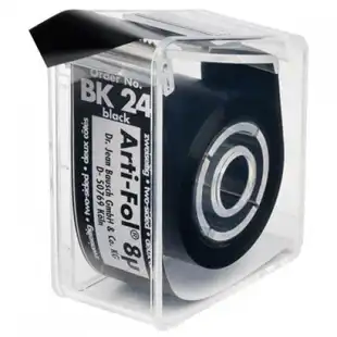 Arti-Fol II Ultra-Thin Two-Sided Articulating Film, 8 Microns, 22 mm x 20 m, Black/Black, 1 Roll/Pk, BK24 thumbnail 2