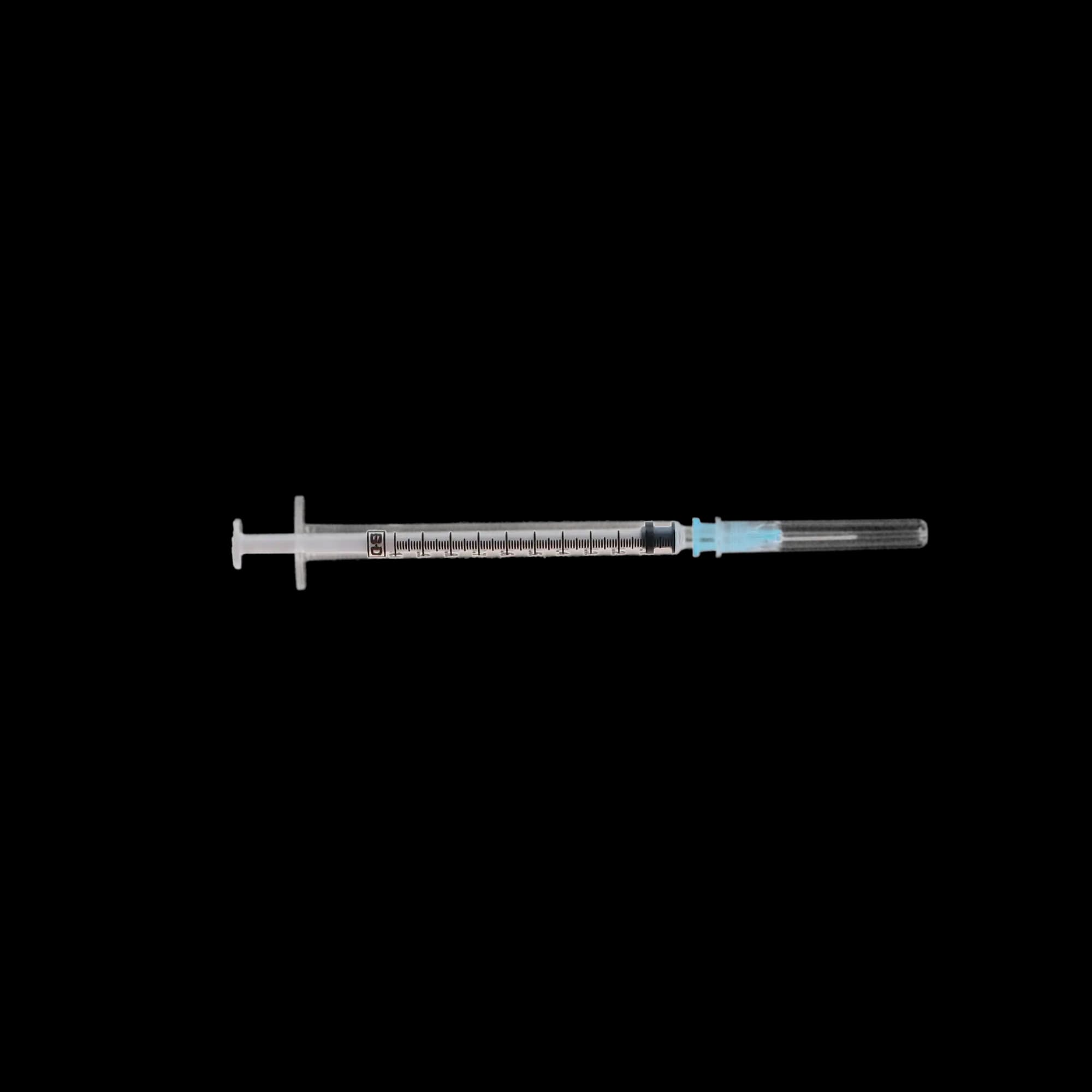 BD Tuberculin Syringe with Needle, Slip Tip, 1 mL, 25G x 5/8", Blue, 100/Box, 309626 thumbnail 6