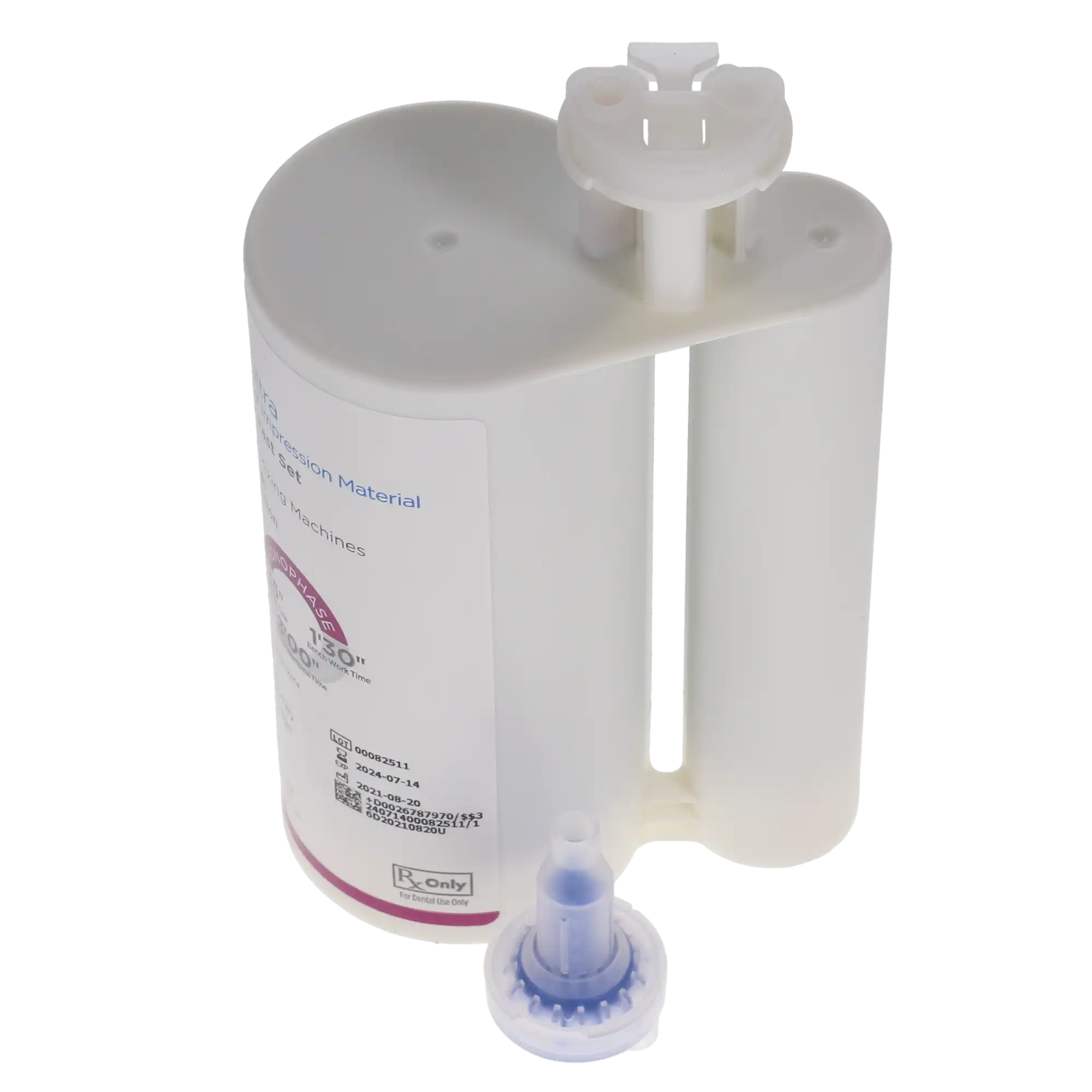 Aquasil Ultra DECA Smart Wetting VPS Impression Material, Cartridge Refill, Monophase, Fast Set, 380 ml, 2/Pk, 678797 thumbnail 3