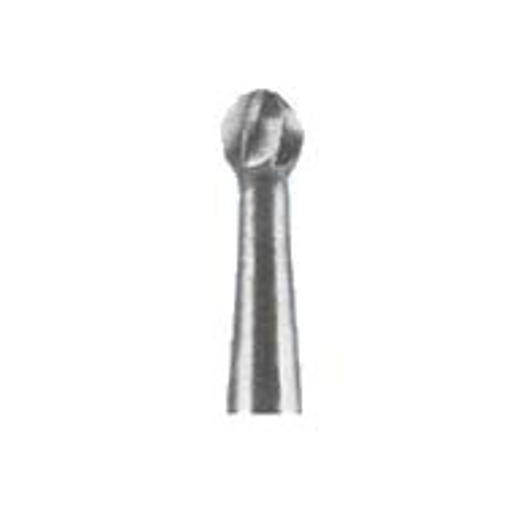 Caulk Super Carbide Bur, RA, Round, #4, Friction Grip Short Shank, 10/Pk, 665711 thumbnail 2