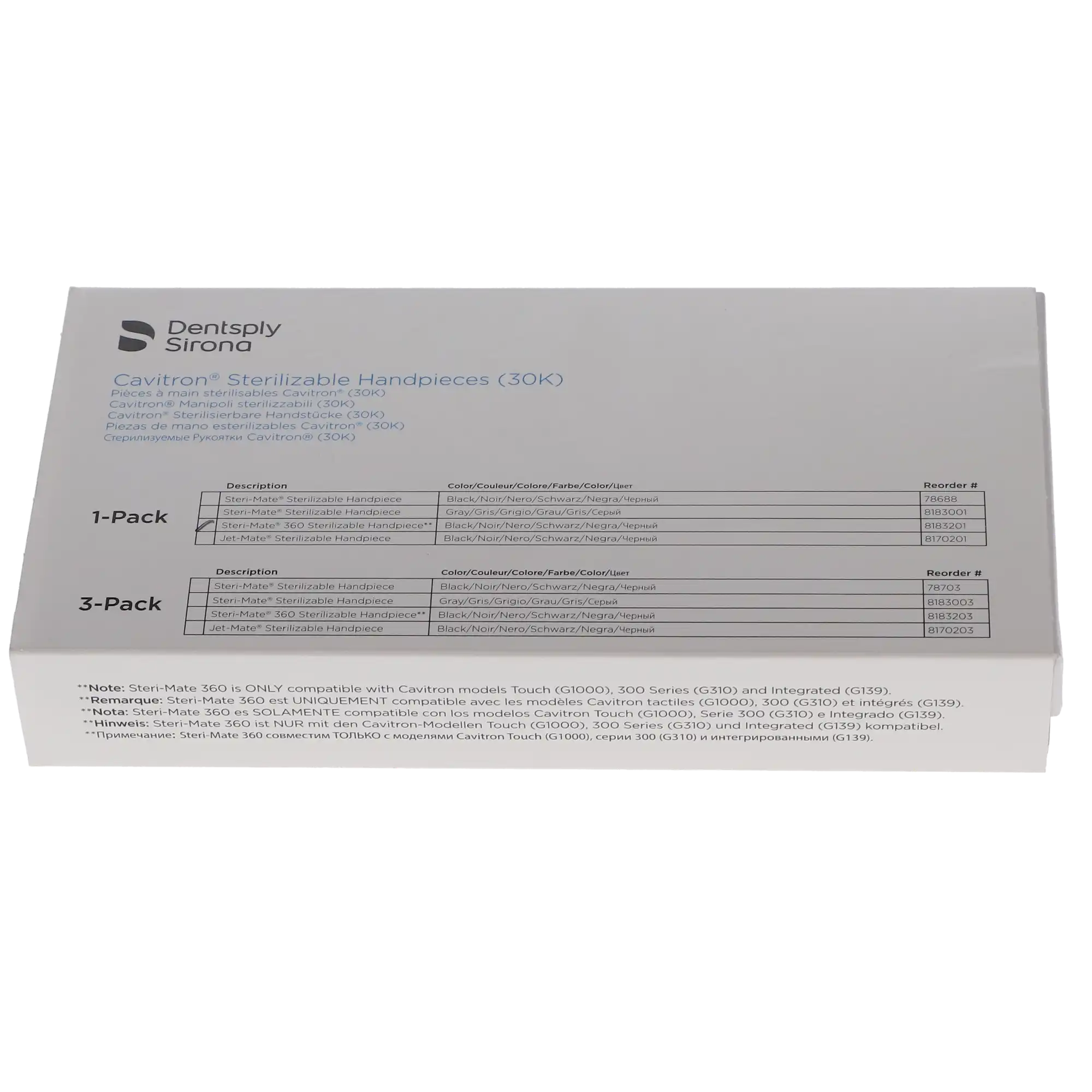 Cavitron Steri-Mate 360 Ultrasonic Scaler Handpiece, 30 kHz, Rotating, Autoclavable, 1/Pk, 8183201 thumbnail 13