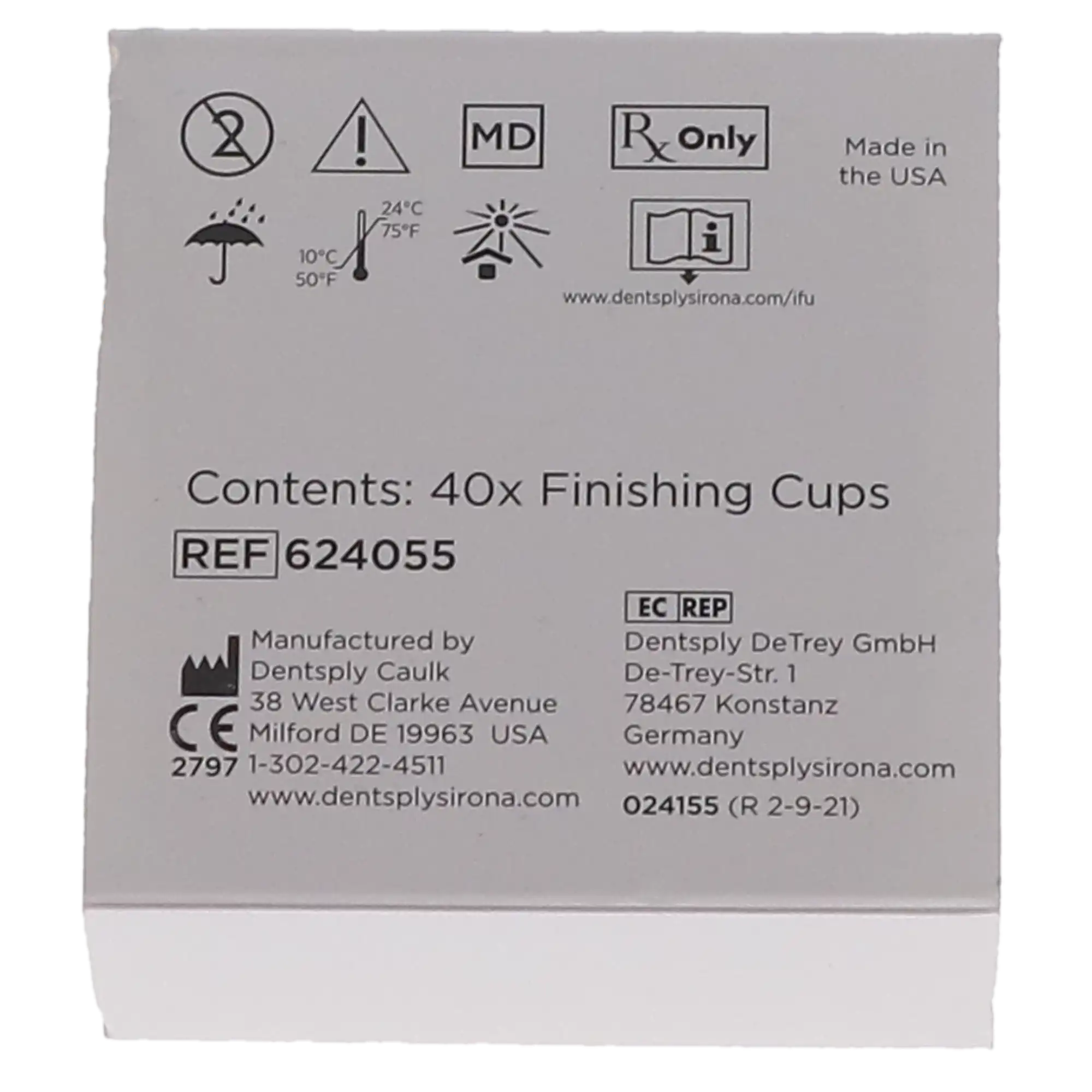 Dentsply Sirona Enhance Finishing Cups, Right Angle, Refill, 40/Pk, 624055 thumbnail 8