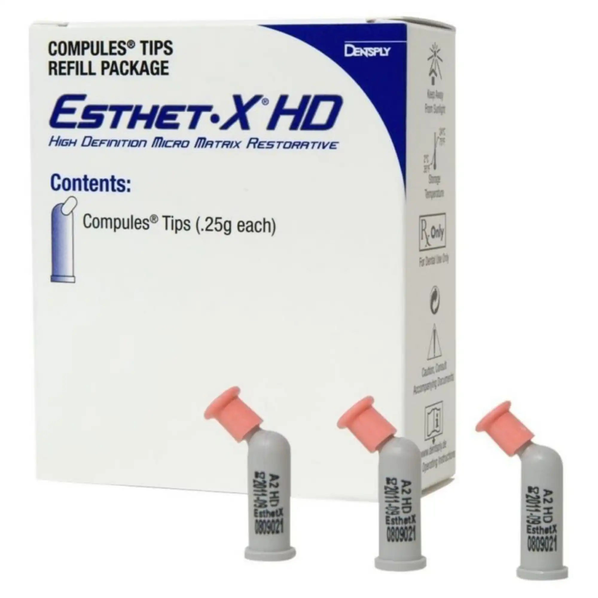 Esthet-X HD Micro Matrix Restorative Material, Compule Tip Refills, 0.25 g, Shade AE (Amber Enamel), 10/Pk, 630613 thumbnail 7