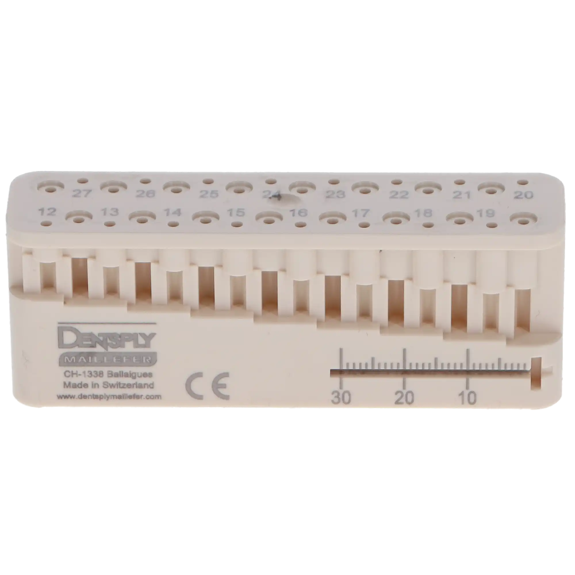 Dentsply Sirona FileMate Measuring Block, 32 Half-Millimeter Depth Guides, Autoclavable Plastic, 1/Pk, 671677 thumbnail 8
