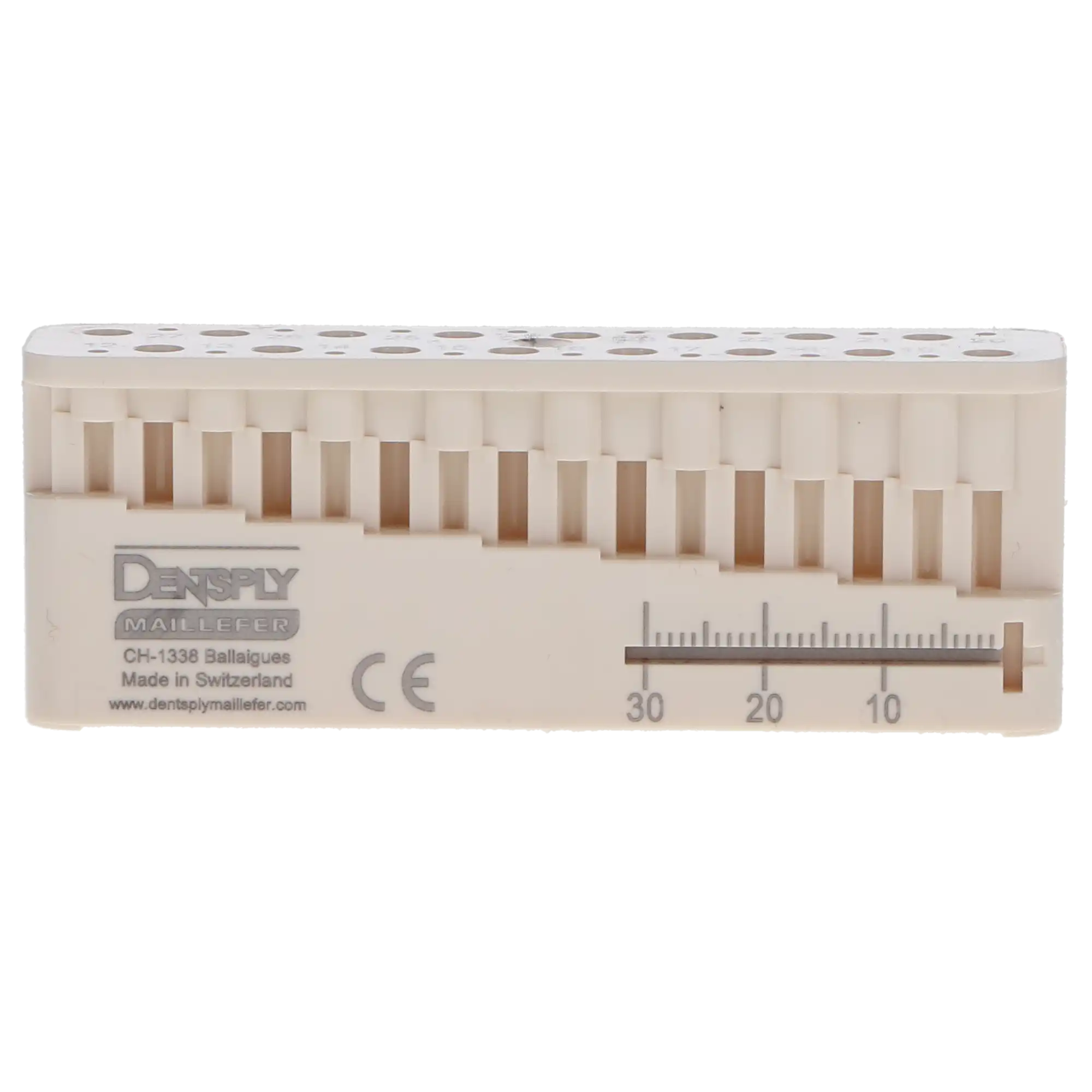 Dentsply Sirona FileMate Measuring Block, 32 Half-Millimeter Depth Guides, Autoclavable Plastic, 1/Pk, 671677 thumbnail 12