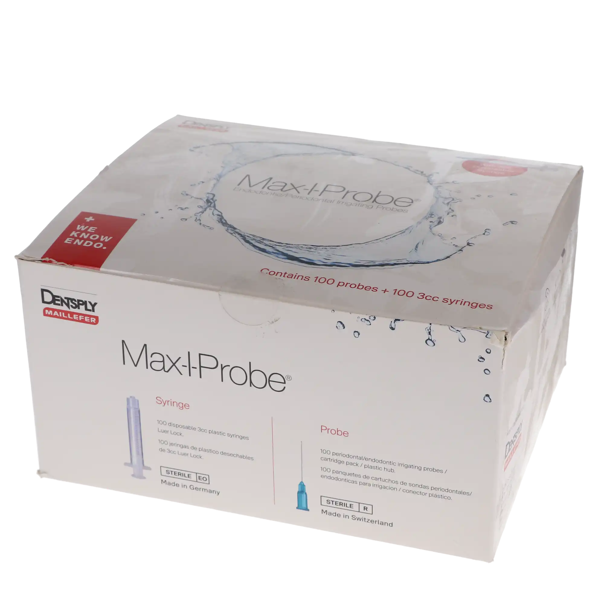 Max-i-Probe Irrigation Probe with 3cc Syringe, 30ga x 1", Blue, 100/Box, MAX301S thumbnail 14