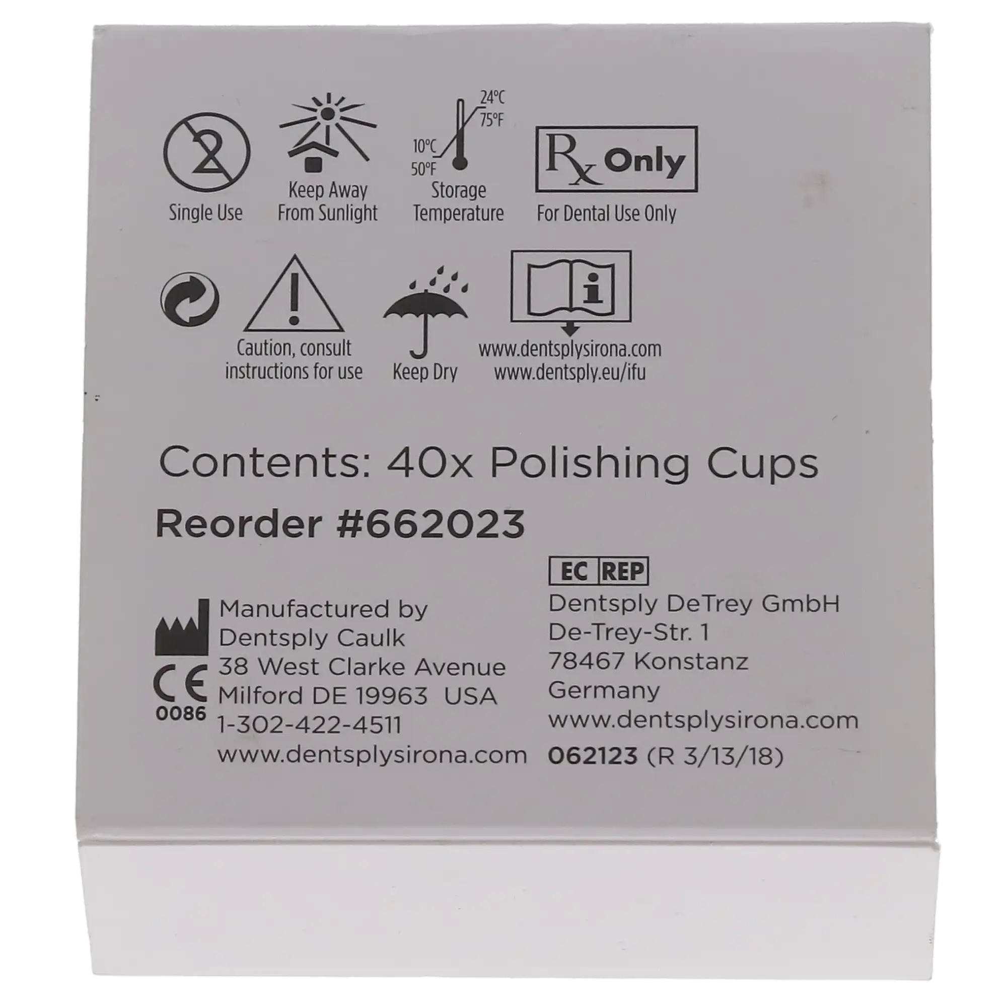 Enhance PoGo One-Step Diamond Micro Polisher Cups, RA, Refill, 40/Pk, 662023 thumbnail 8