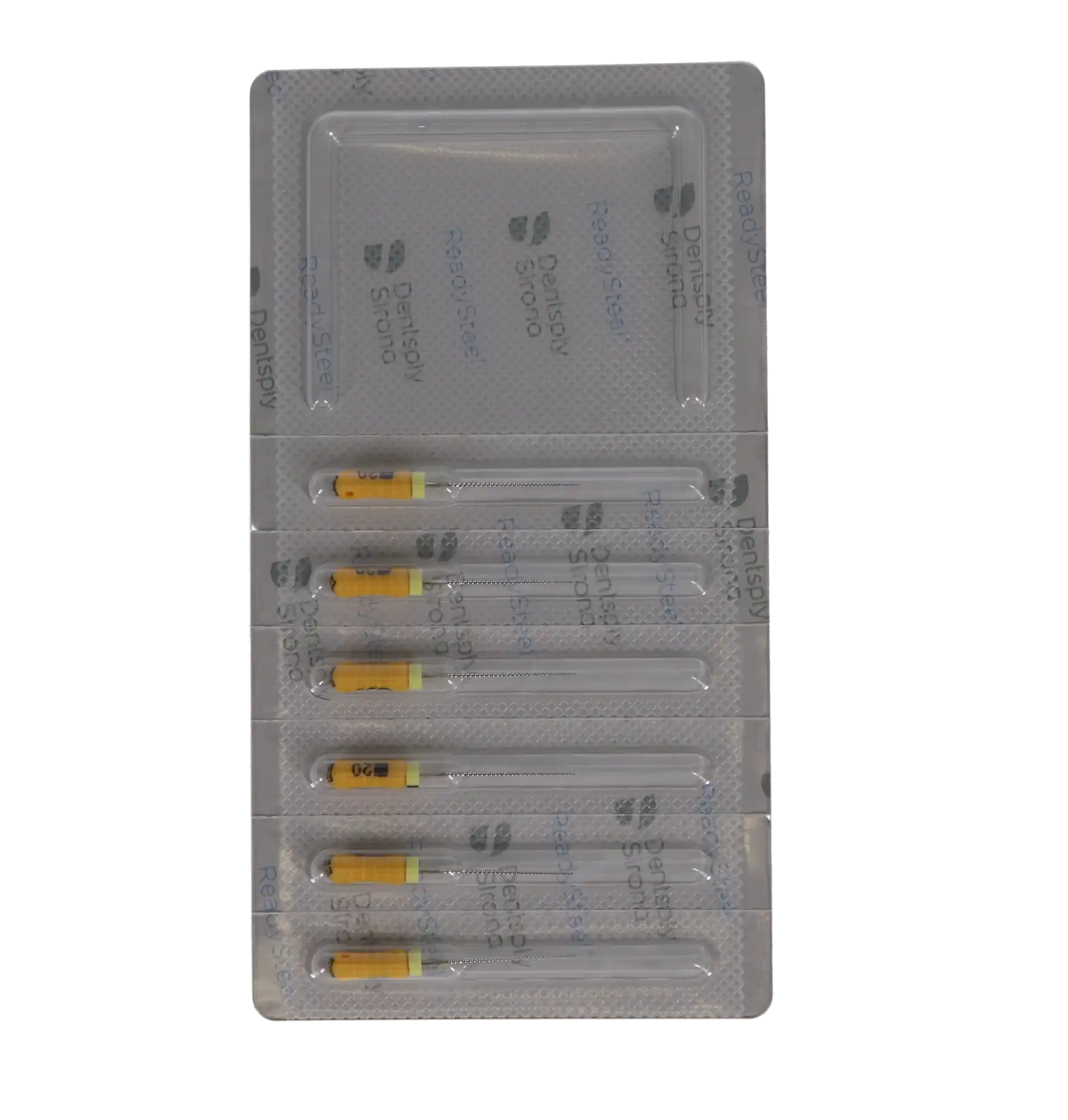 Dentsply Maillefer READYSTEEL K-File, Size #20, 21mm, Yellow, Sterile, 6/Pack, 6842021 thumbnail 7
