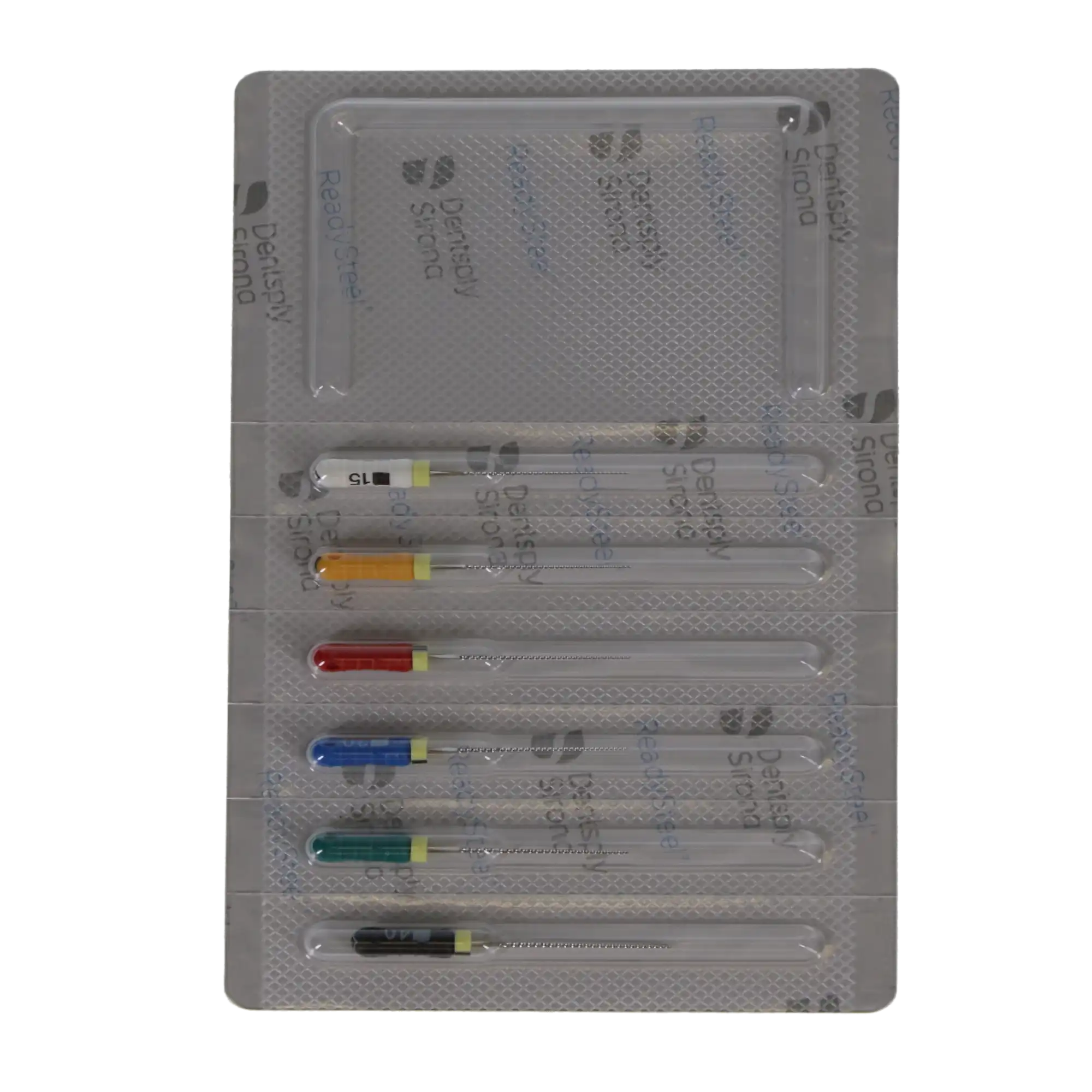 Dentsply Maillefer READYSTEEL K-File, Stainless Steel, Sterile, 21mm, #15-40 Assorted, 6/Pack, 6844023 thumbnail 6
