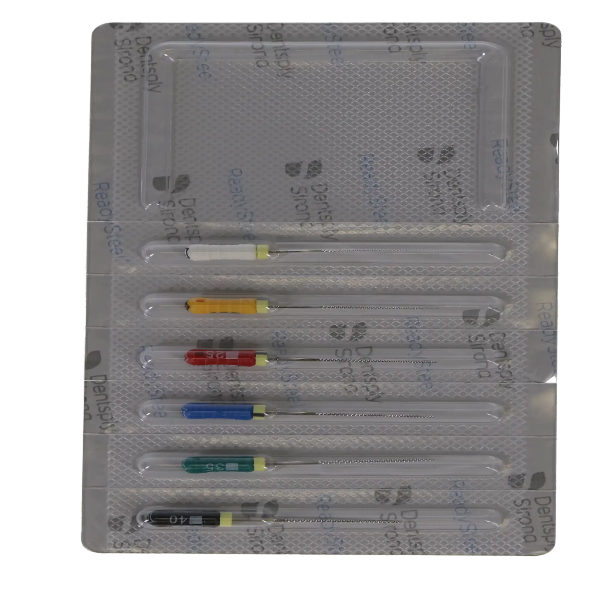 Dentsply Sirona Maillefer READYSTEEL K-File, Stainless Steel, Sterile, 25mm, #15-40 Assorted, 6/Pk, 6844026 thumbnail 5