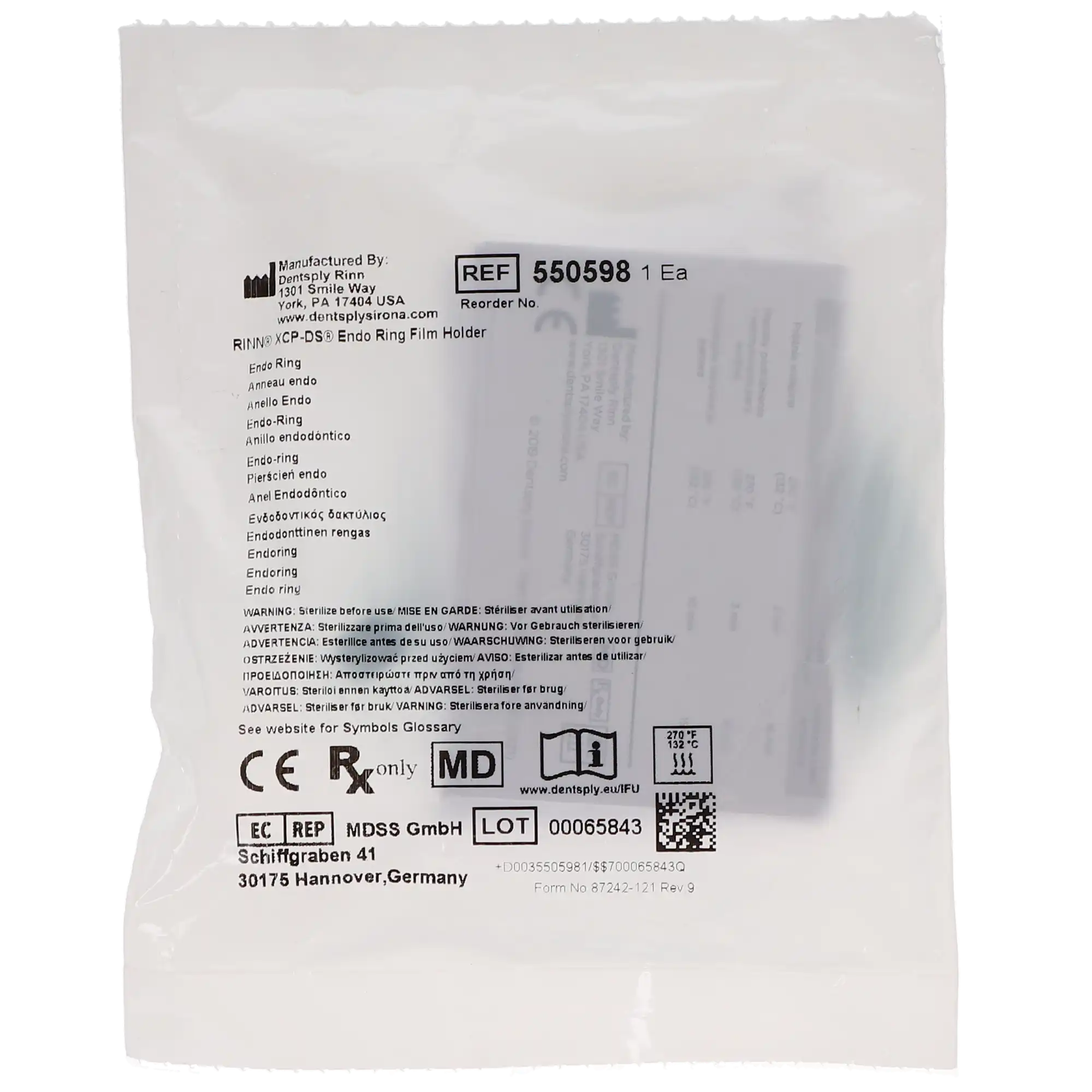 Dentsply Sirona XCP/BAI Endodontic Aiming Ring, Green, 1/Pk, 550598 thumbnail 5