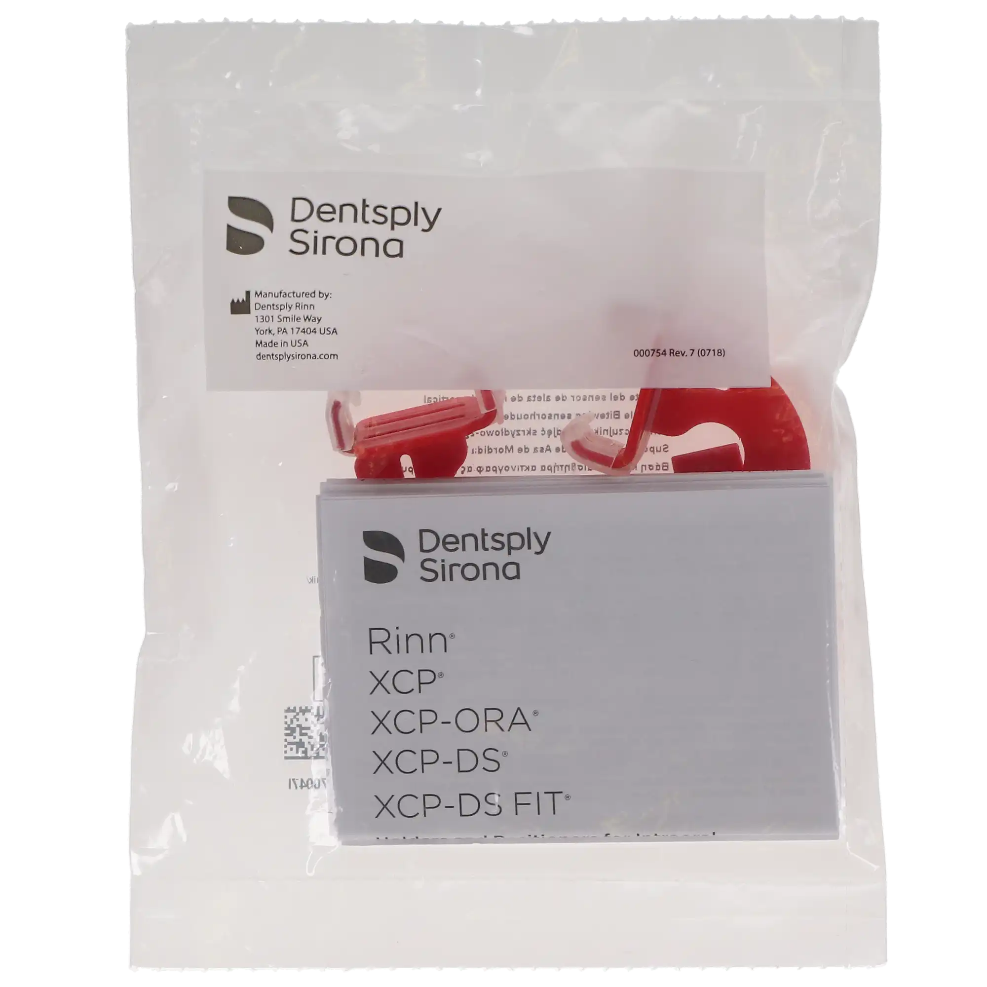 XCP-DS FIT Universal Sensor Positioning System Biteblock Refill, Vertical Bitewing, Red, 2/Pkg, 559904 thumbnail 6