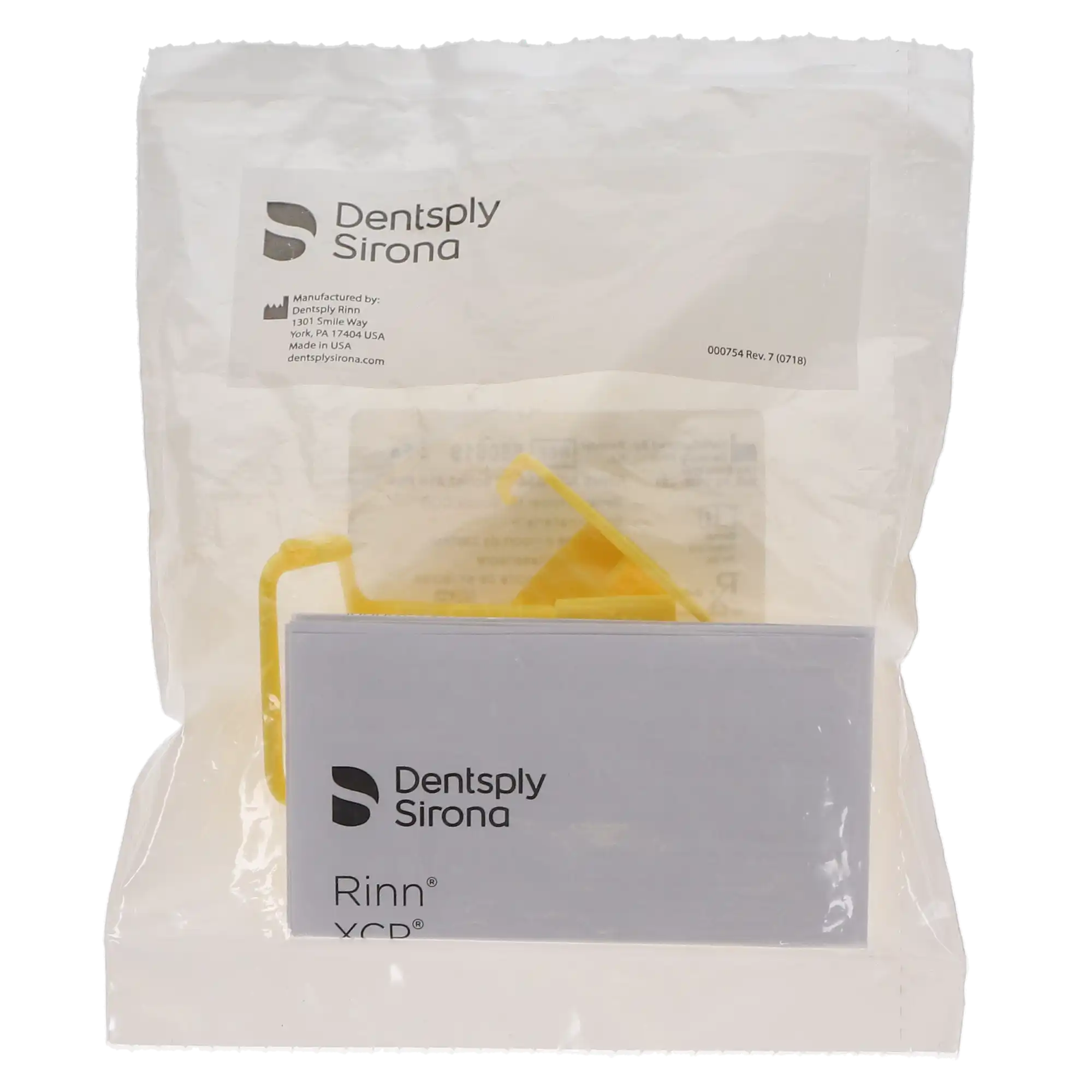 XCP-DS Posterior Biteblock for Schick CDR Digital Sensor, Yellow, #1 Horizontal, 3/Pack, 55-0619 thumbnail 6