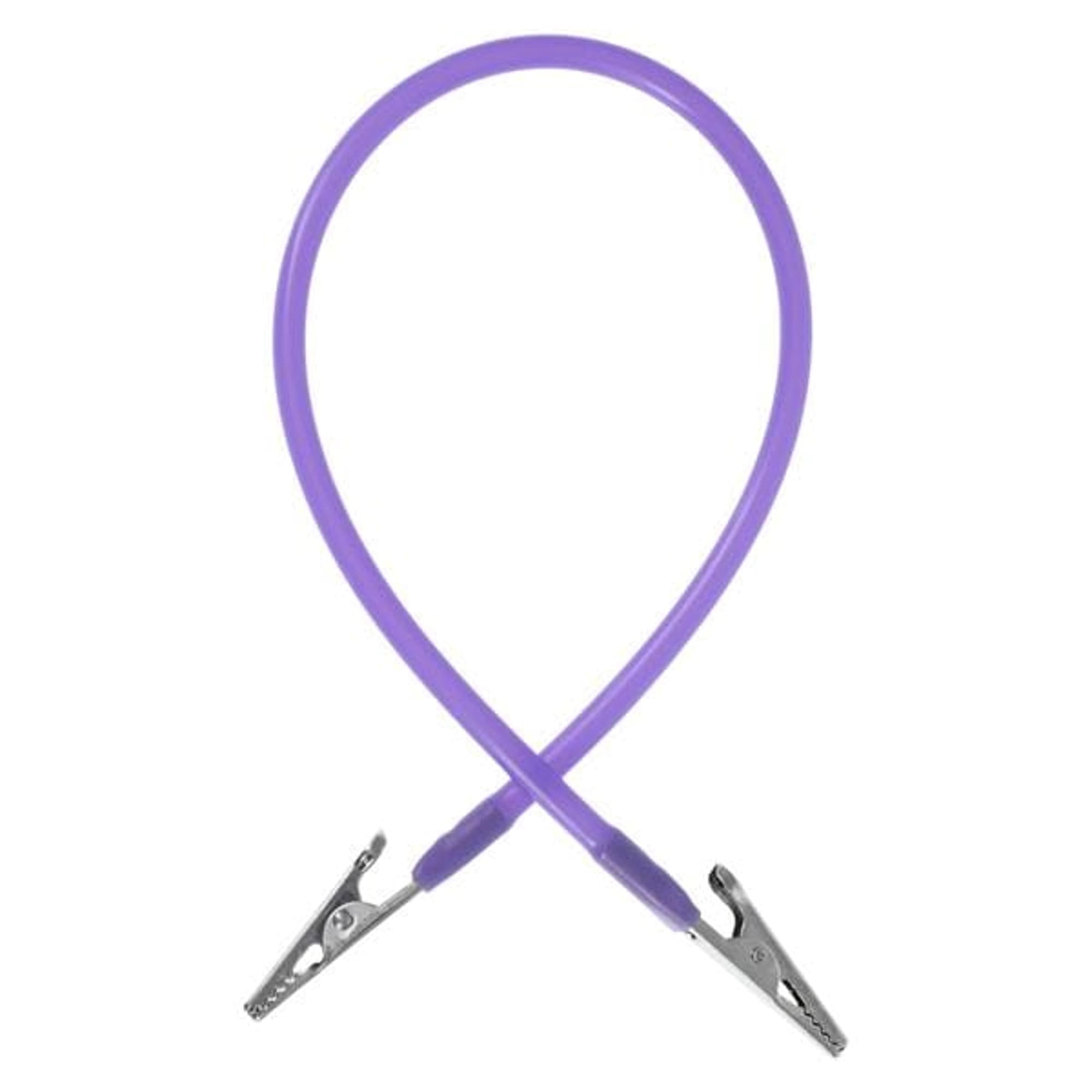 Super Bib Clips, Silicone, Purple, 3/Pk, 605302 thumbnail 4