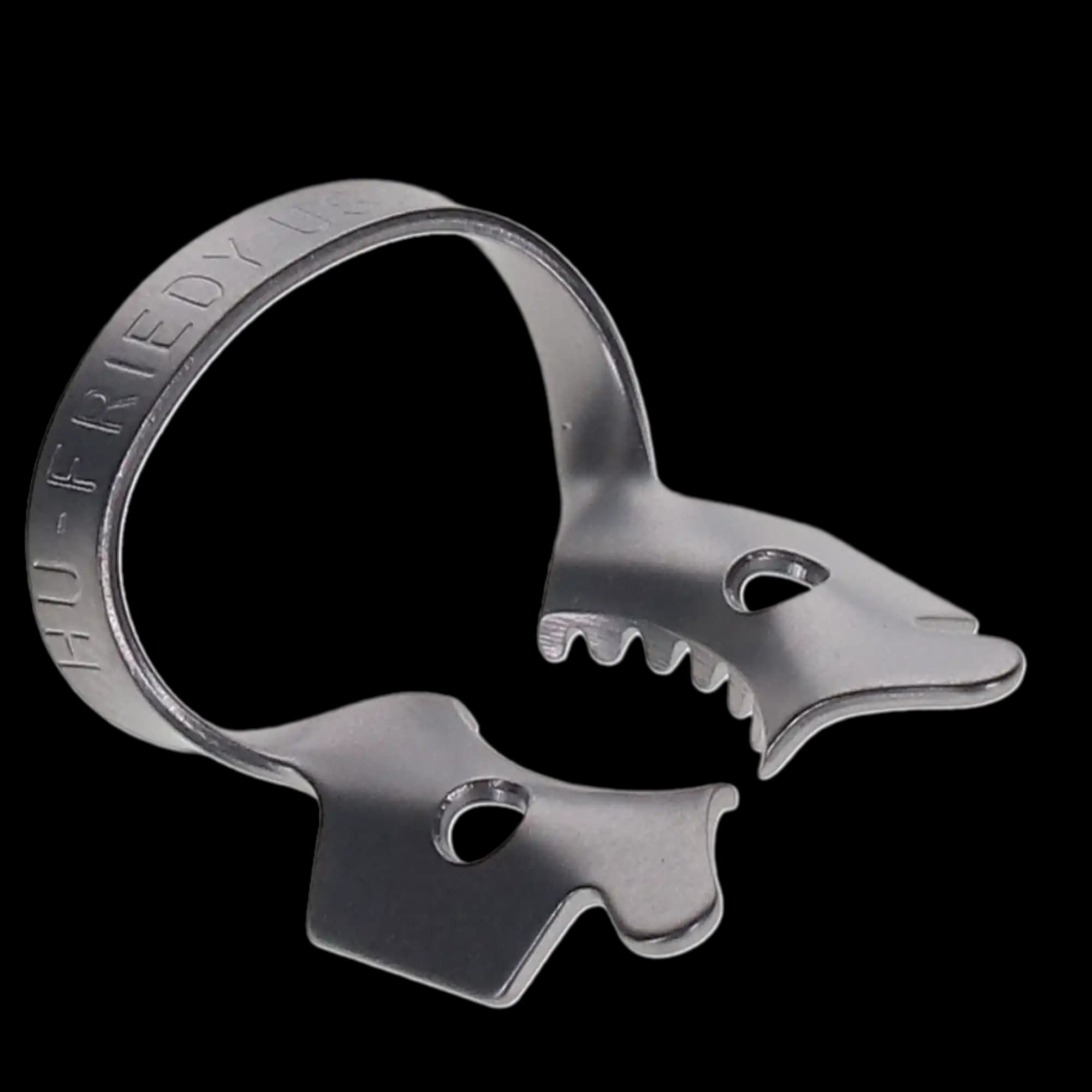 Hu-Friedy Satin Steel Rubber Dam Clamp, #56S, Winged, Molars, 1/Pk, RDCM56S thumbnail 3