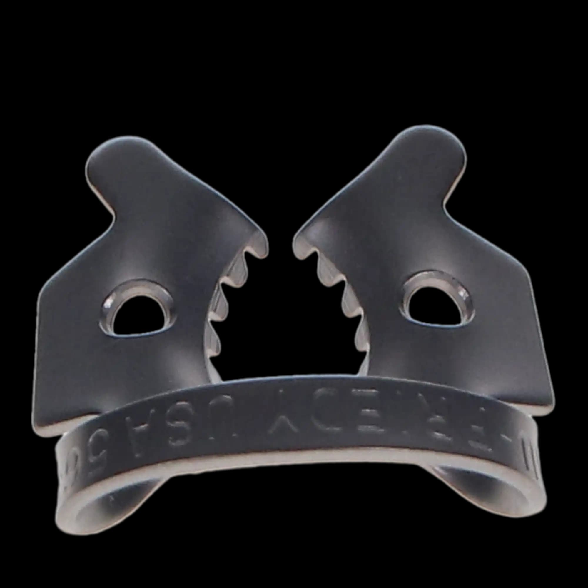 Hu-Friedy Satin Steel Rubber Dam Clamp, #56S, Winged, Molars, 1/Pk, RDCM56S thumbnail 4