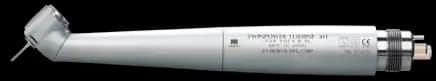 TwinPower Turbine 45 Basic High Speed Air Handpiece, 45° Head, Push-Button Autochuck, Triple Spray, 4-Hole, Without Light, PAR-4HEX-B-45, 16-5606322, 1/Pk thumbnail 2