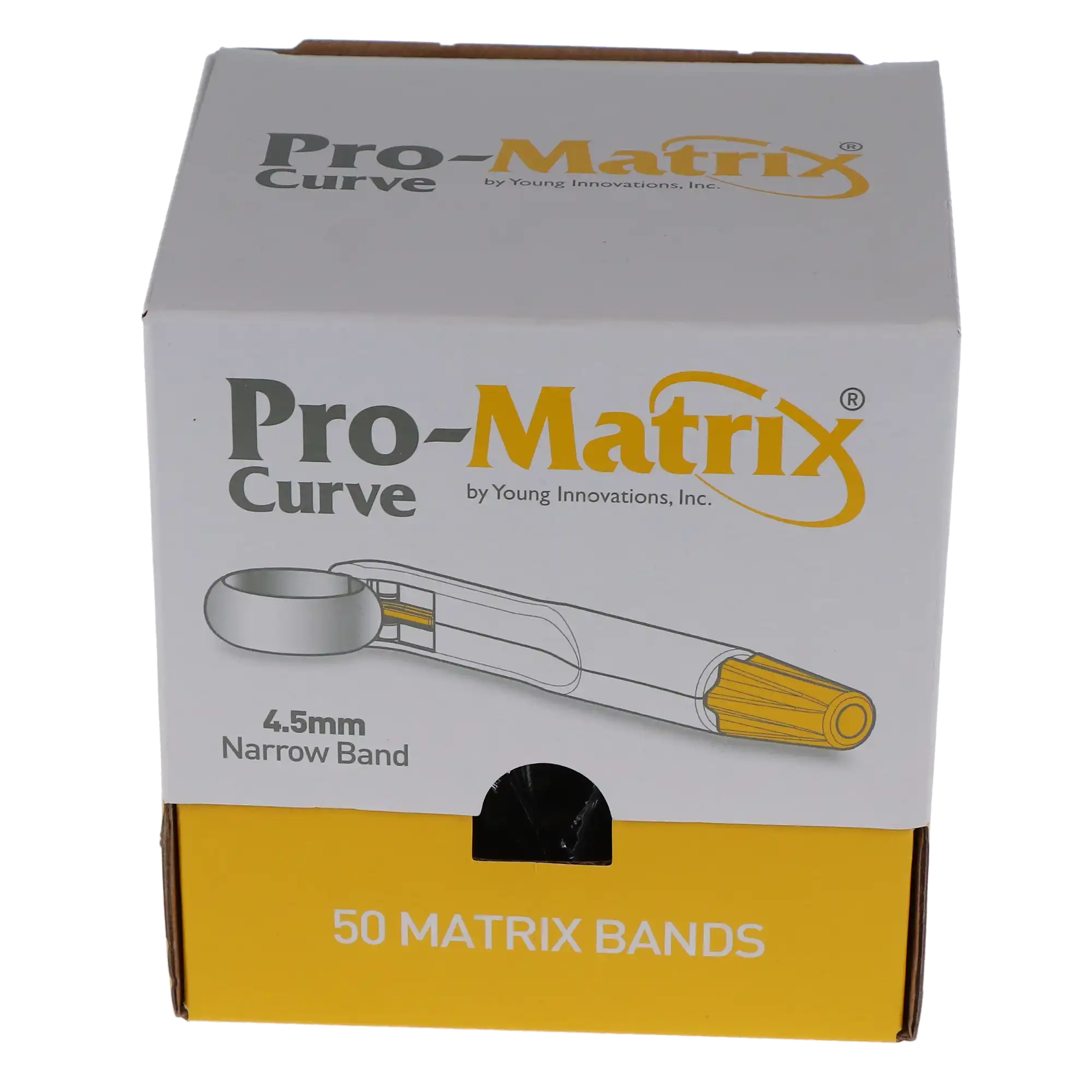 Medicom SafeMatrix Contour Single-Use Matrix Bands, Narrow 4.5mm, Yellow, 50/Box, 30060 thumbnail 13