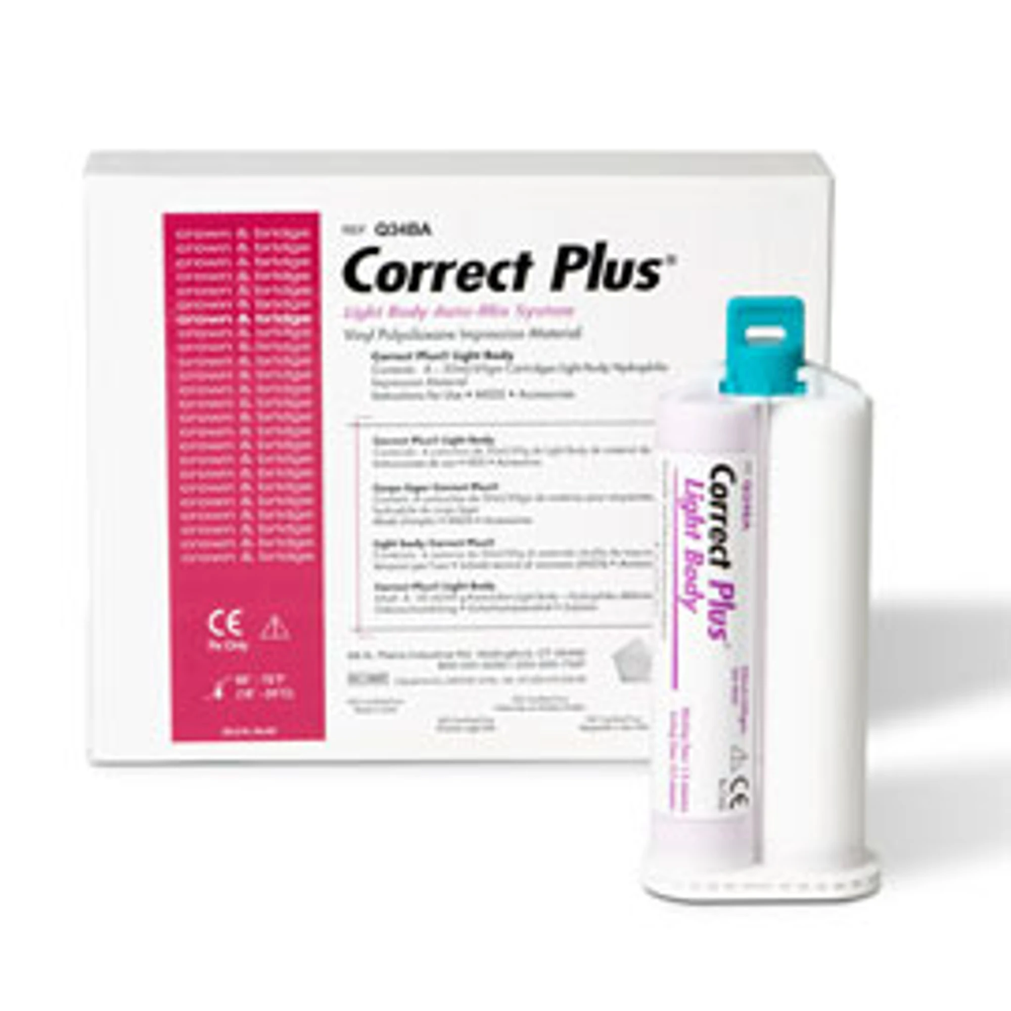 Kerr Correct Plus Bite Superfast Hydrophilic Vinyl Polysiloxane Bite Registration Material, 50 ml Cartridges, 4/Pack, Purple, Q34IA thumbnail 2