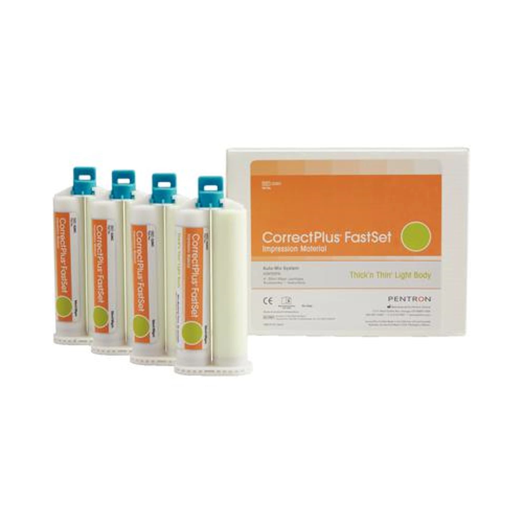 Correct Plus VPS Impression Material, Thick-n-Thin Light Body, Fast Set, 50 ml Cartridges, 4/Pkg, Q36C thumbnail 2