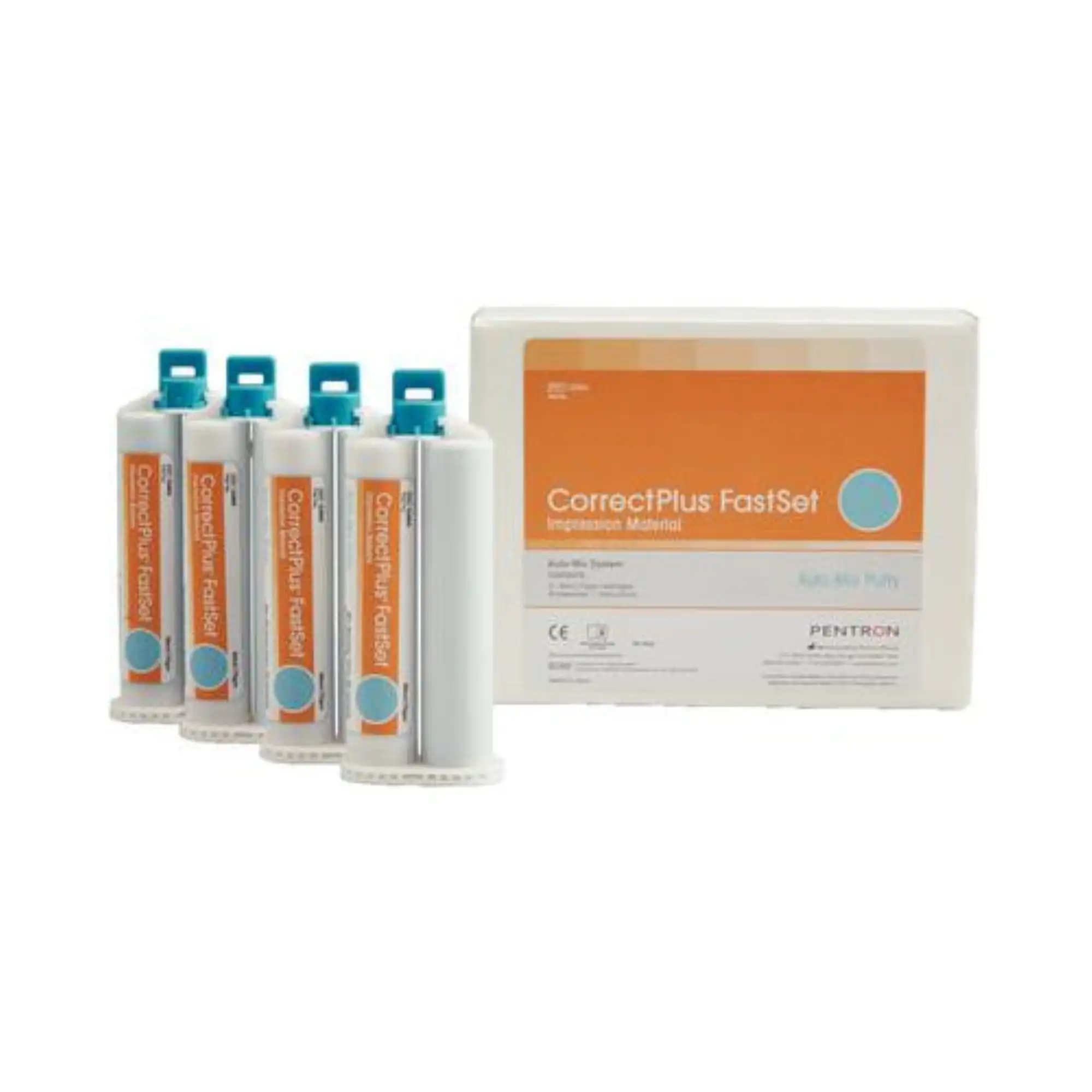 Correct Plus Fast Set Automix Putty VPS Impression Material, 4 x 50 mL Cartridges, Q36A thumbnail 2