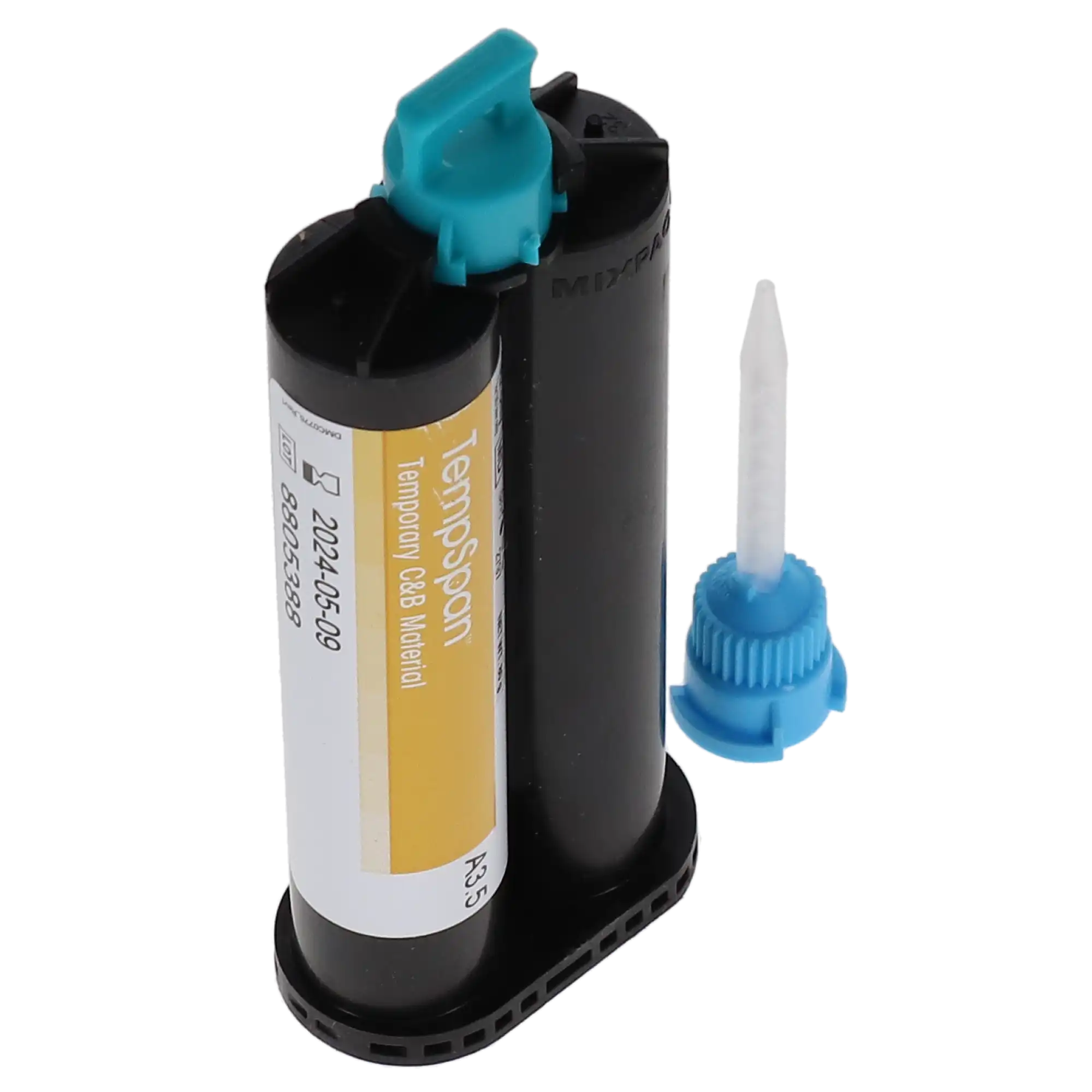 TempSpan Dual Cure Temporary Crown & Bridge Material, Cartridge Refill, 50 mL, Shade A3.5, 1/Pk, N69AE thumbnail 6