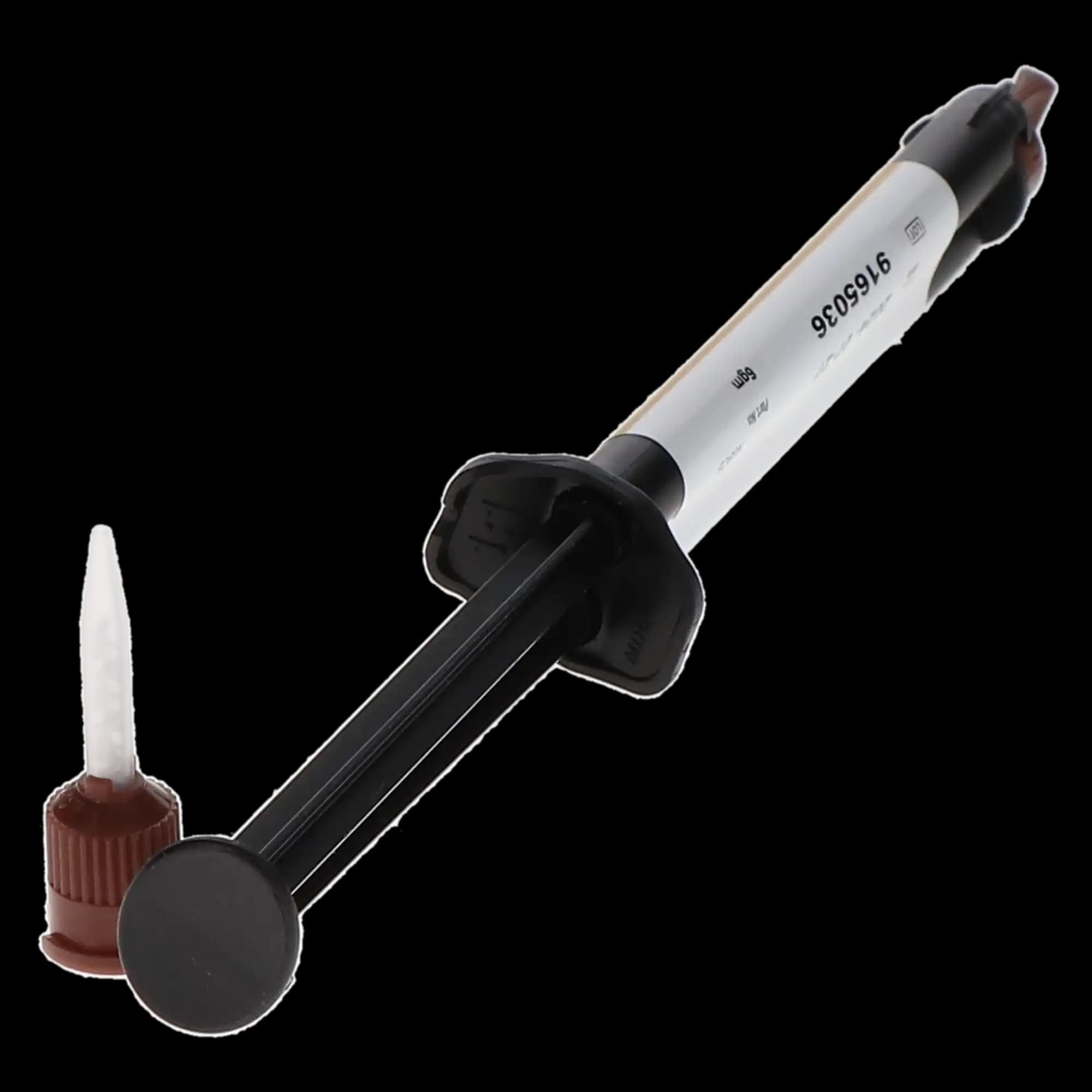 TempSpan Temporary Cement, Transparent, Eugenol-Free Dual-Cure Resin, Auto-Mix Syringe, 6g (4.5 mL), 12 Tips, 1/Pk, N69CB (Discontinued) thumbnail 2