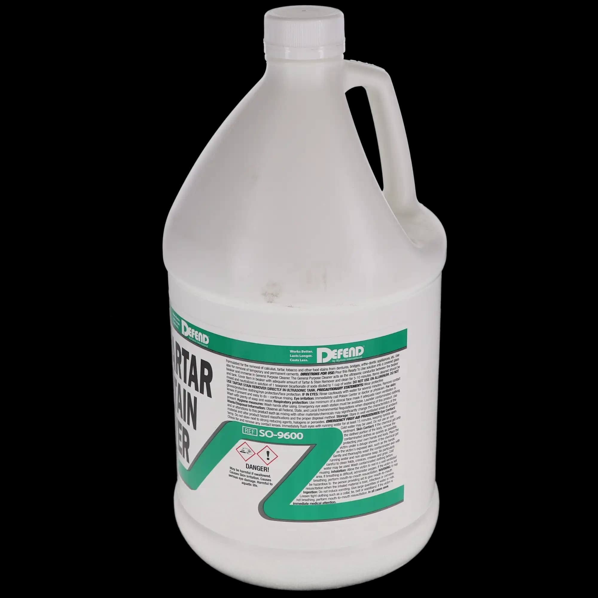 Defend Tartar and Stain Remover Ultrasonic Solution #4, Ready to Use, 1 Gallon Bottle, 1/Pk, SO9600 thumbnail 2